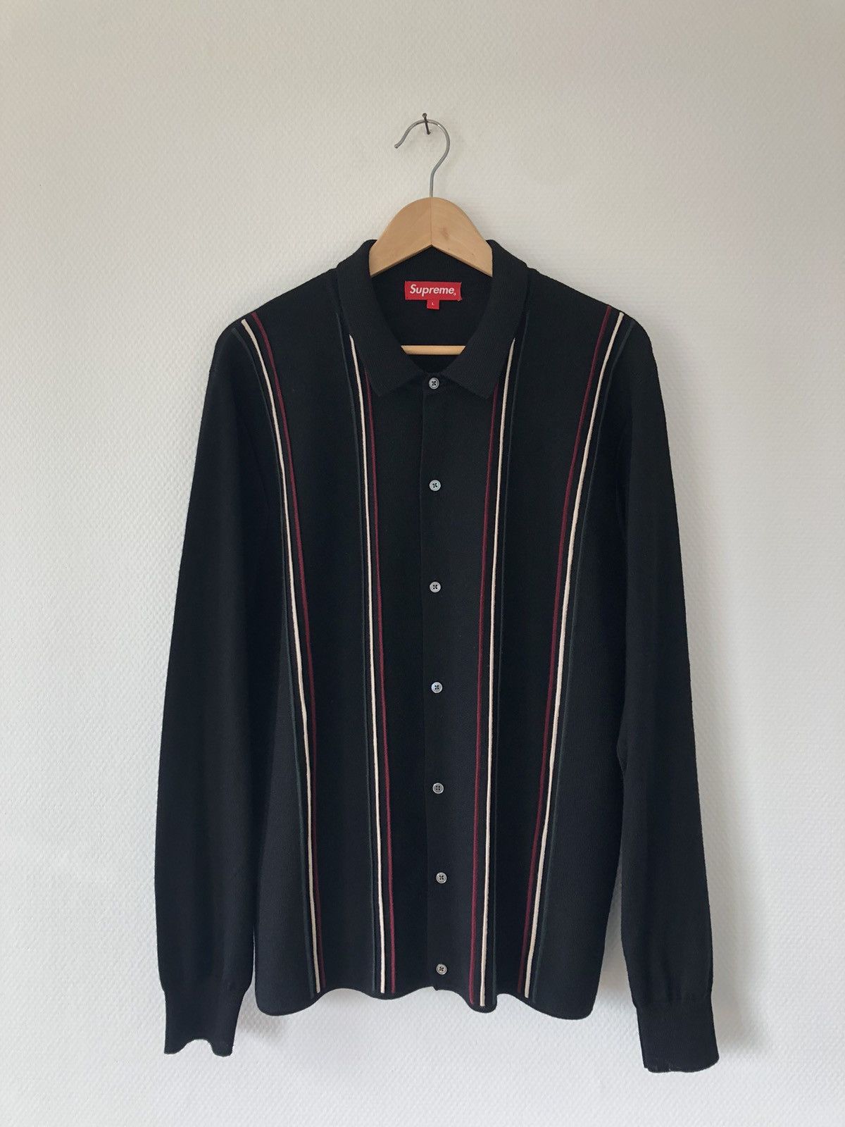 トップス supreme Striped Polo Sweater supreme Striped Polo Sweater
