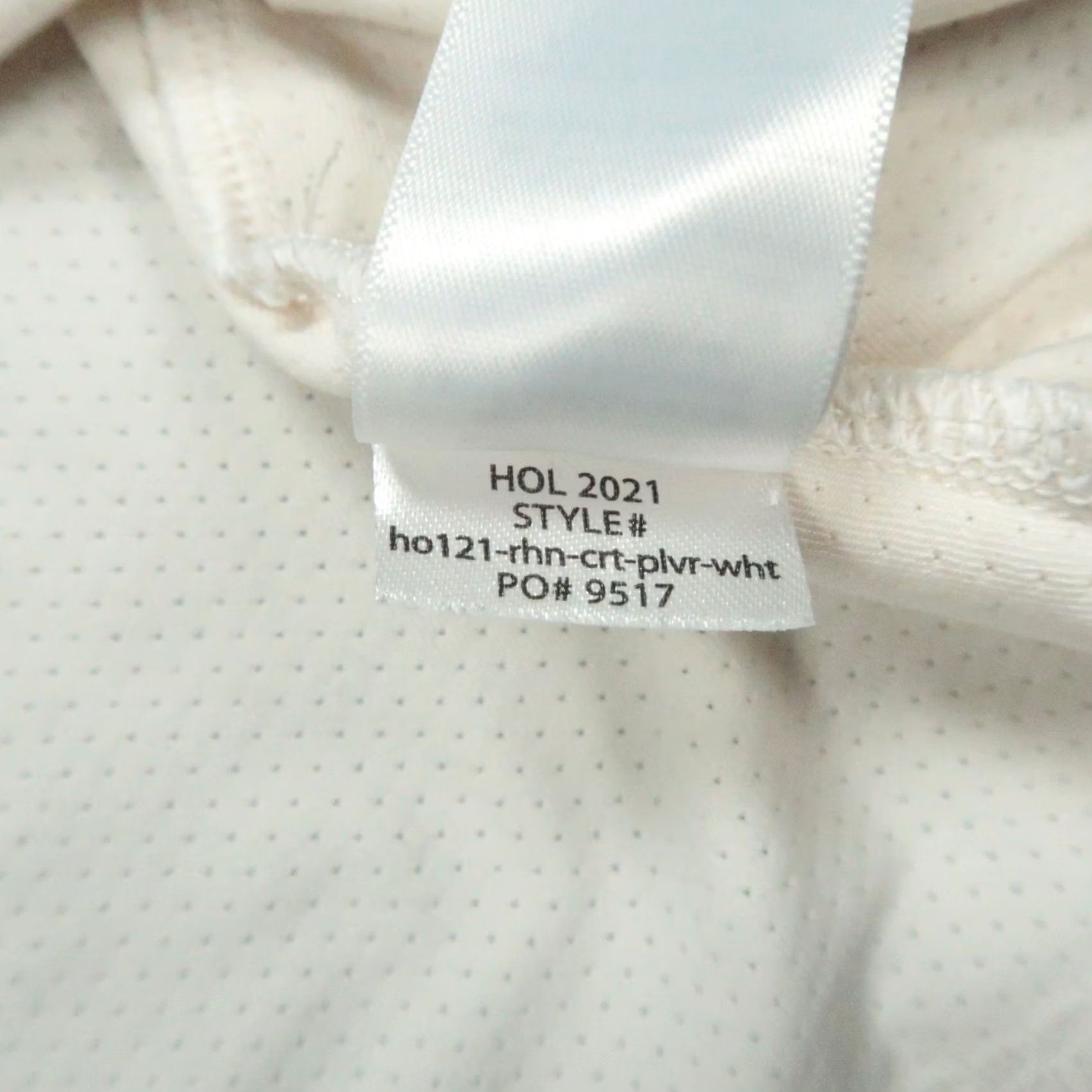 Rhone Rhone Pullover Mens Medium Cream Blue Quarter Zip Peloton Performance Athletic Size US M / EU 48-50 / 2 - 6 Thumbnail