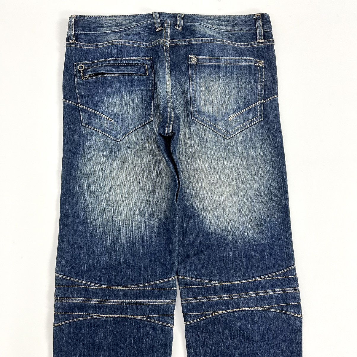 Hysteric Glamour × Japanese Brand × PPFM 2000s PPFM Bikers Multi Zipper Distressed Denim Jeans Size US 34 / EU 50 - 18 Thumbnail