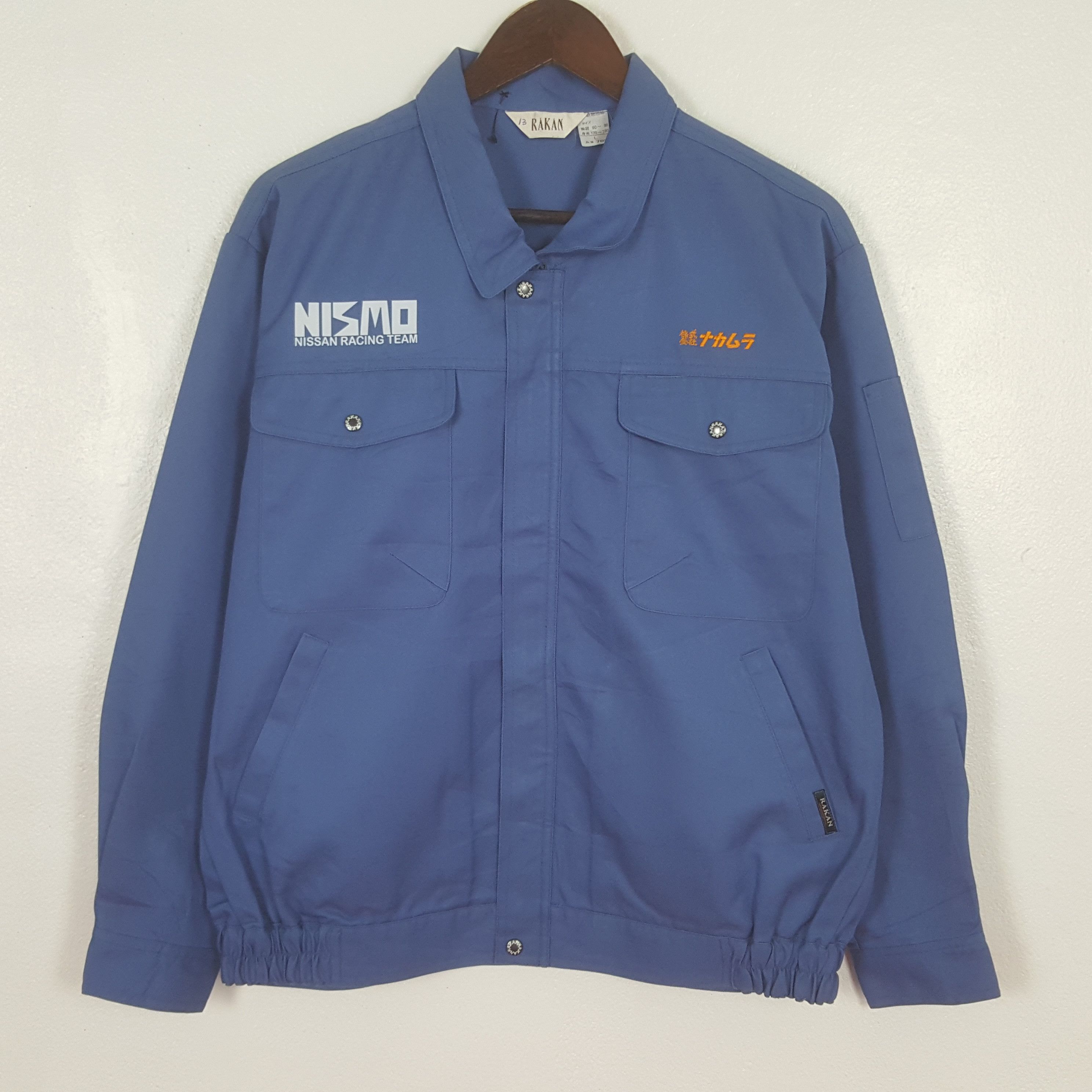 Japanese Brand Vintage Nismo Racing Team Custom Worker Uniform Jacket Size US L / EU 52-54 / 3 - 3 Thumbnail
