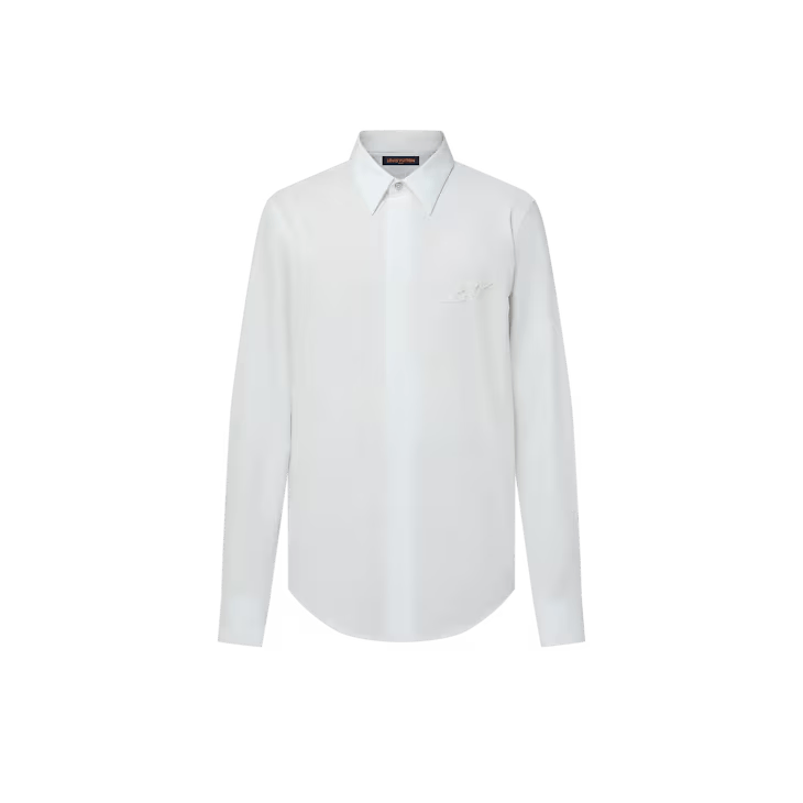 Louis Vuitton Long-Sleeved Cotton Shirt Size US L / EU 52-54 / 3 - 1 Thumbnail