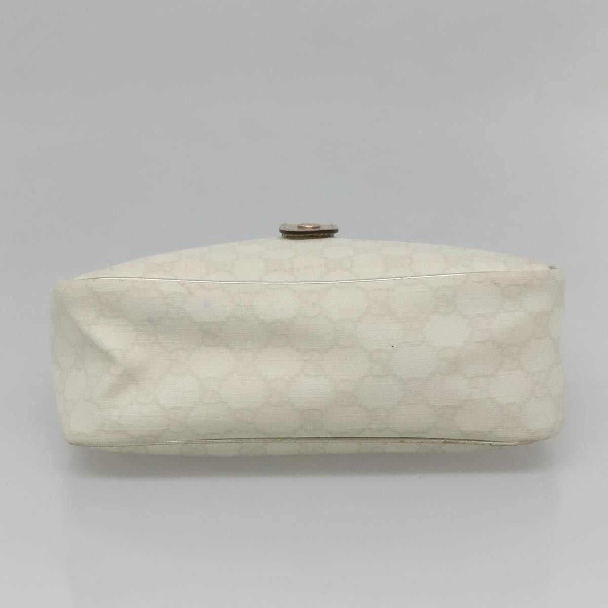 Gucci GUCCI GG Supreme Shoulder Bag Pvc White Gold Size ONE SIZE - 9 Thumbnail
