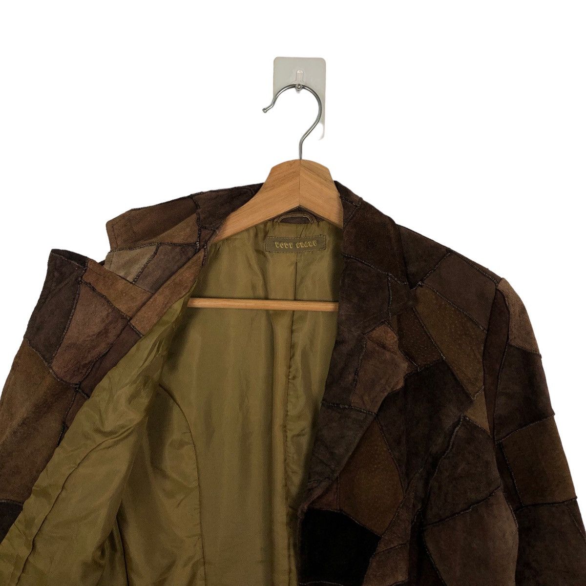 Japanese Brand 🔥90s VINTAGE SOFT LEATHER JACKET BODY SHAKE JAPAN PATCHWORK Size US M / EU 48-50 / 2 - 9 Thumbnail
