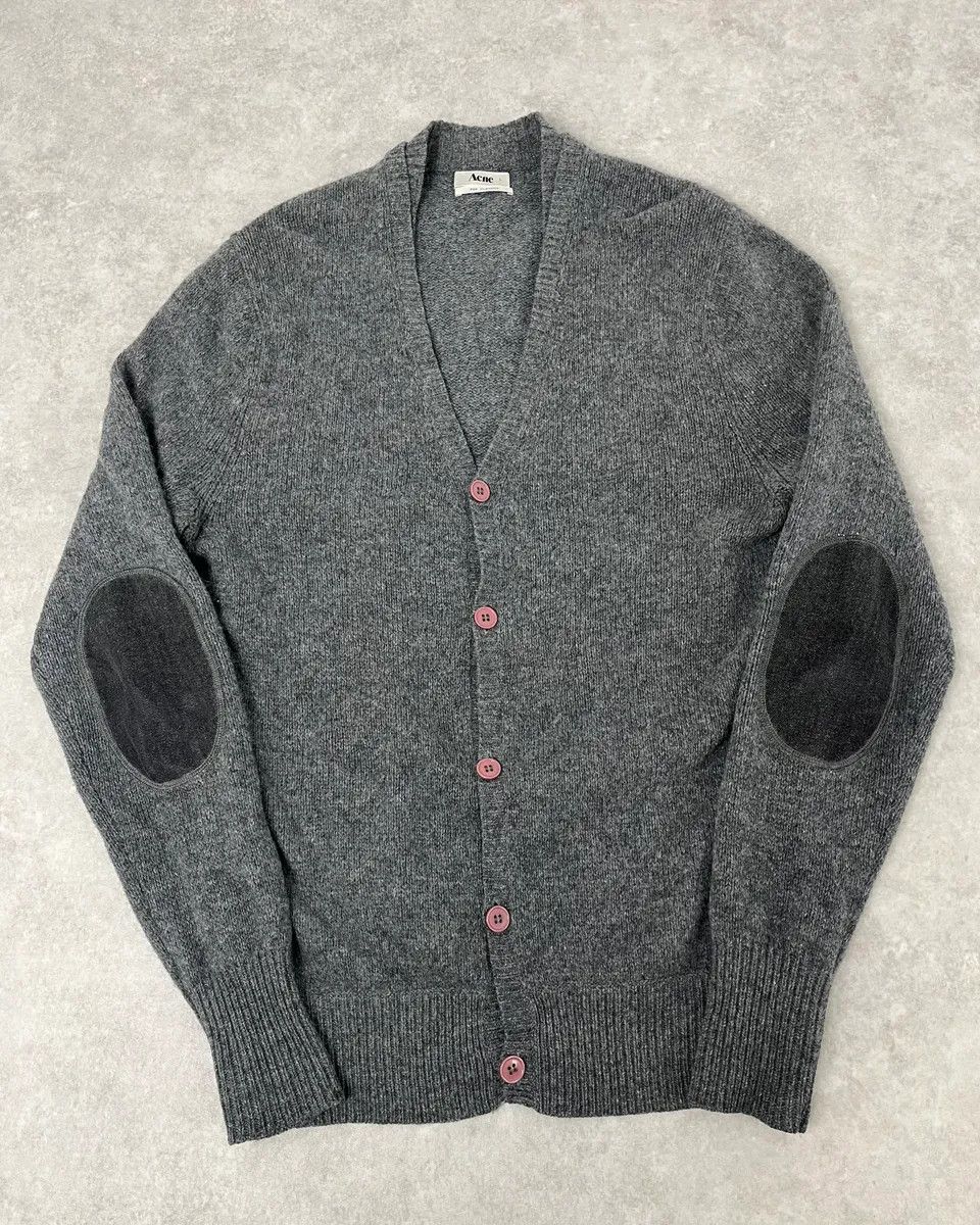 Acne Studios AW2010 Acne Studios Grey Wool Cardigan Size US L / EU 52-54 / 3 - 1 Thumbnail