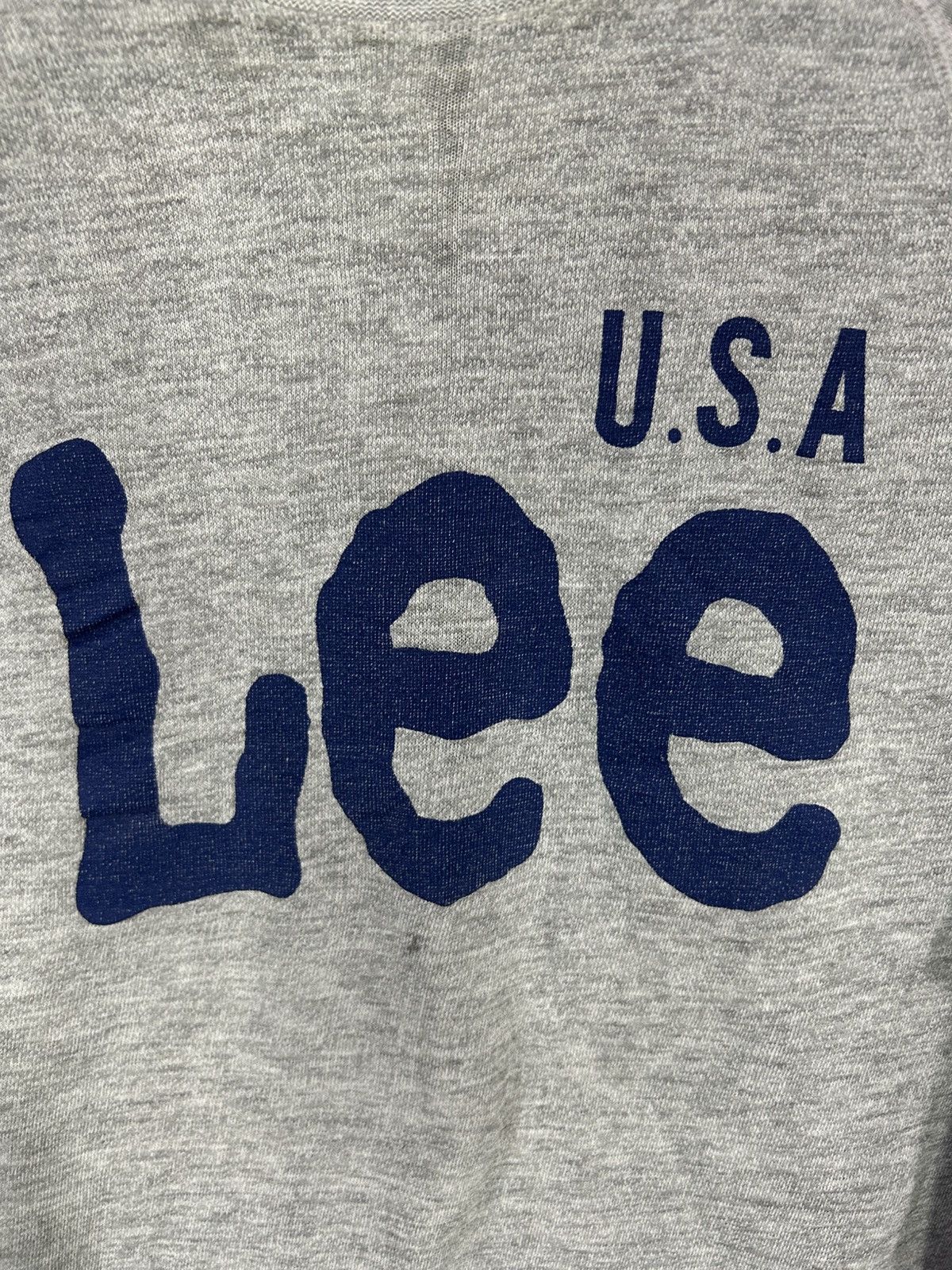 Lee Vintage 90s lee sweatshirt crewneck pullover distressed Size US S / EU 44-46 / 1 - 2 Thumbnail