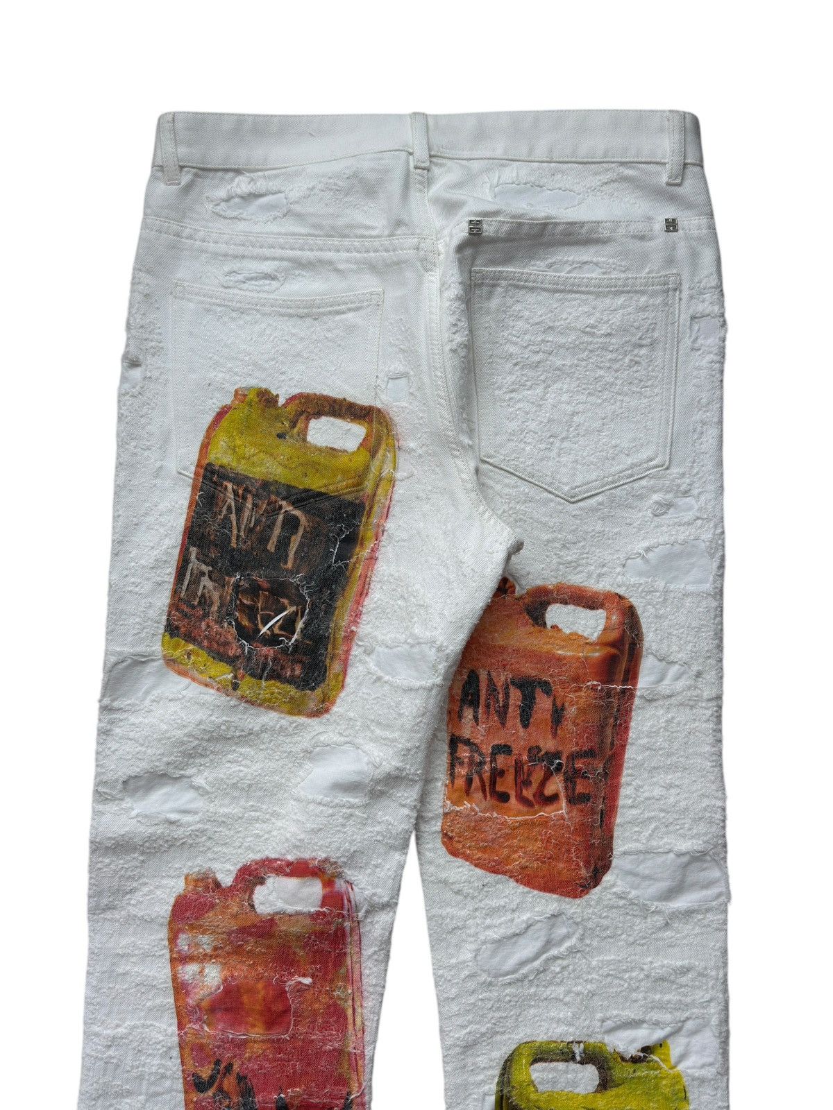 Givenchy Givenchy Josh Smith Gasoline Destroyed Boro Denim Size US 32 / EU 48 - 6 Thumbnail