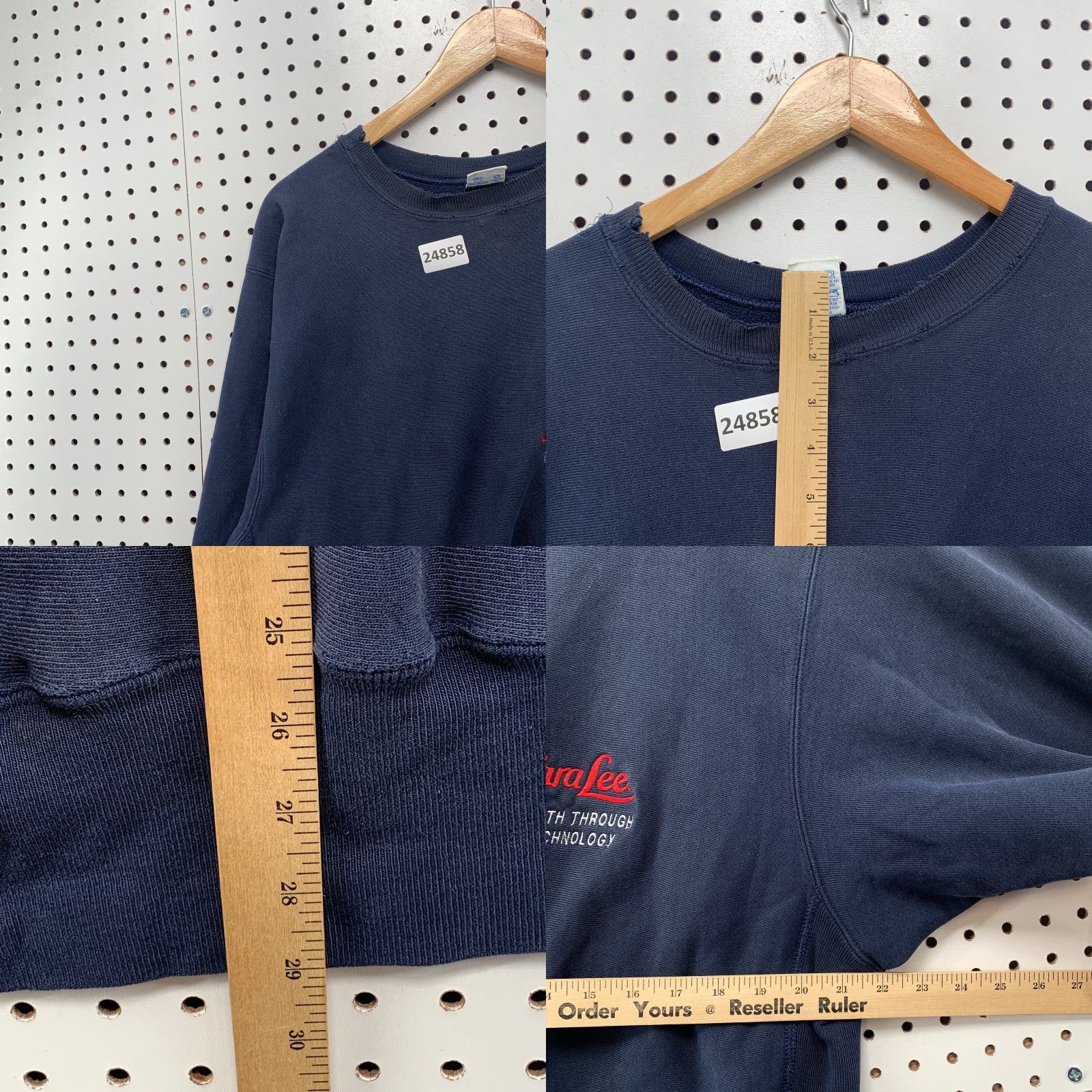 Champion Vintage Champion Reverse Weave Sweatshirt Mens XL Crewneck SARA LEE USA 90s Vintage Sweatshirt Men XL Blue 90s Champion Reverse Weave Crewneck Mens Size US XL / EU 56 / 4 - 9 Thumbnail