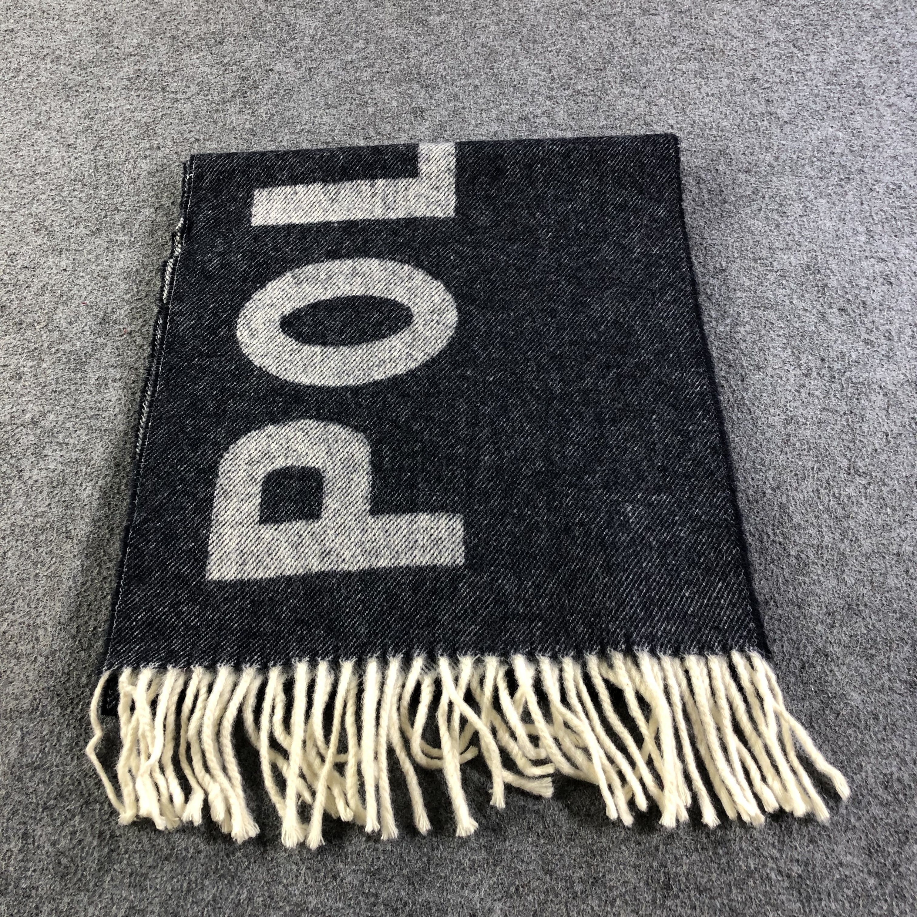 Polo Ralph Lauren Polo Ralph Lauren Jeans Big Logo Wool Scarf Muffler V1329 Size ONE SIZE - 4 Thumbnail