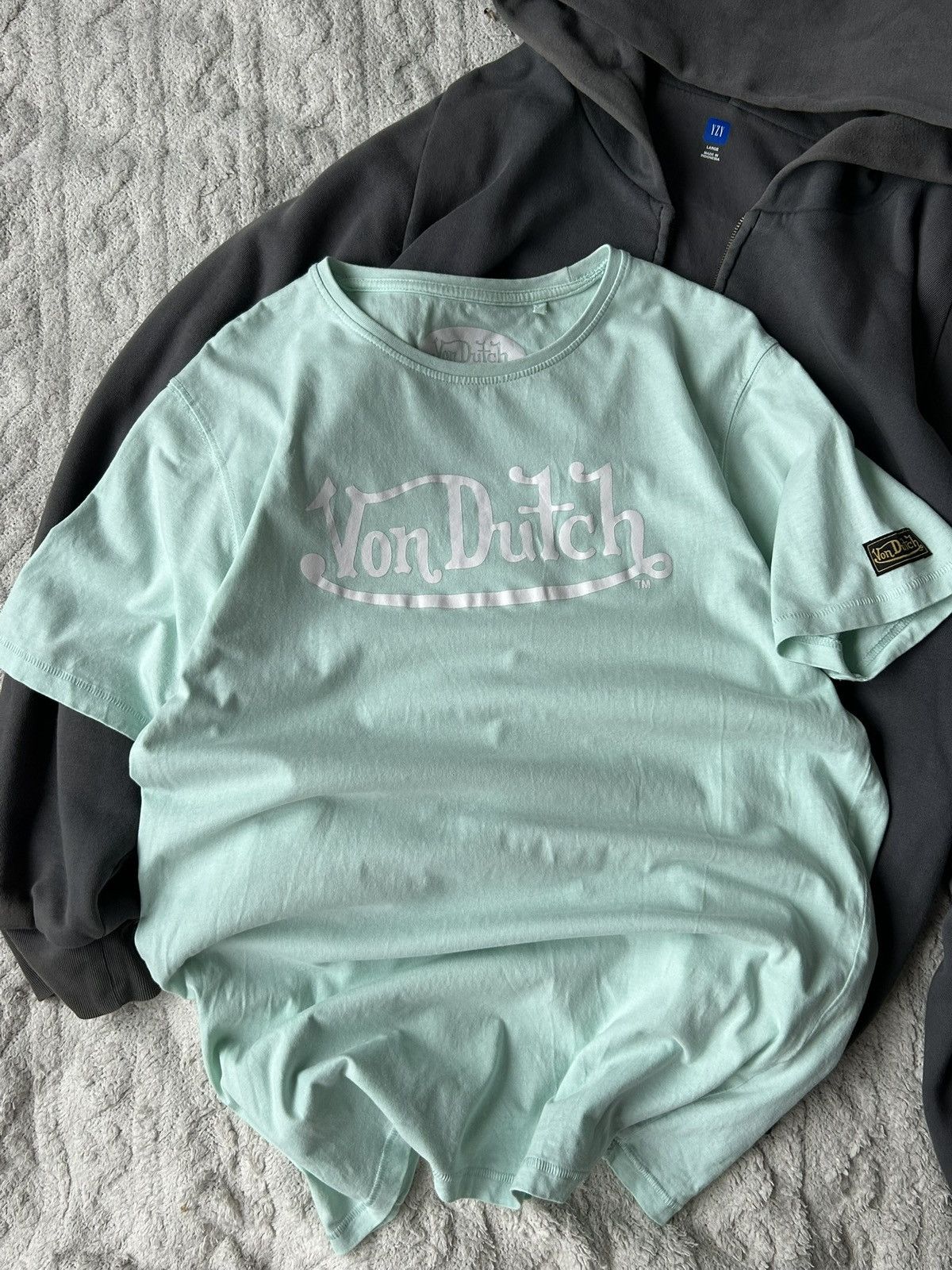 Von Dutch Vintage tee shirt von dutch big logo green woman’s Xlarge Size XL / US 12-14 / IT 48-50 - 1 Thumbnail