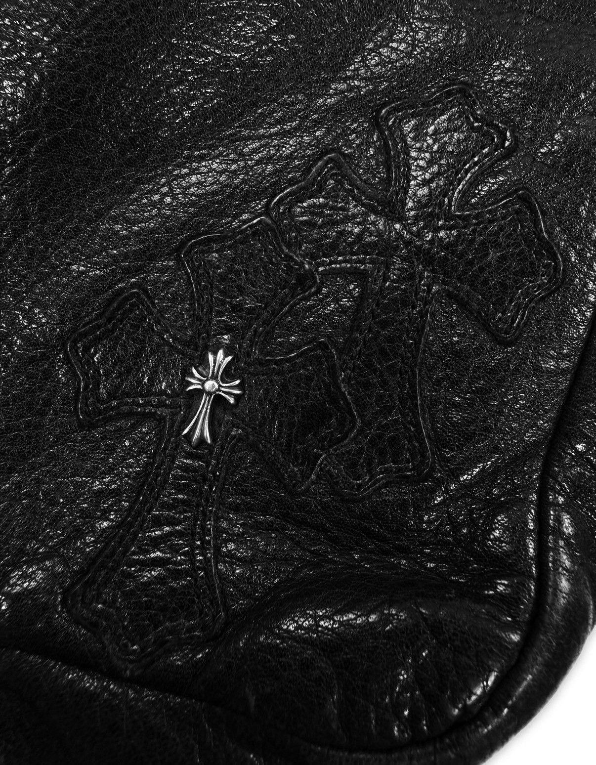 Chrome Hearts Chrome Hearts Baby Fat Cross Patch Leather Crossbody Bag Size ONE SIZE - 2 Thumbnail