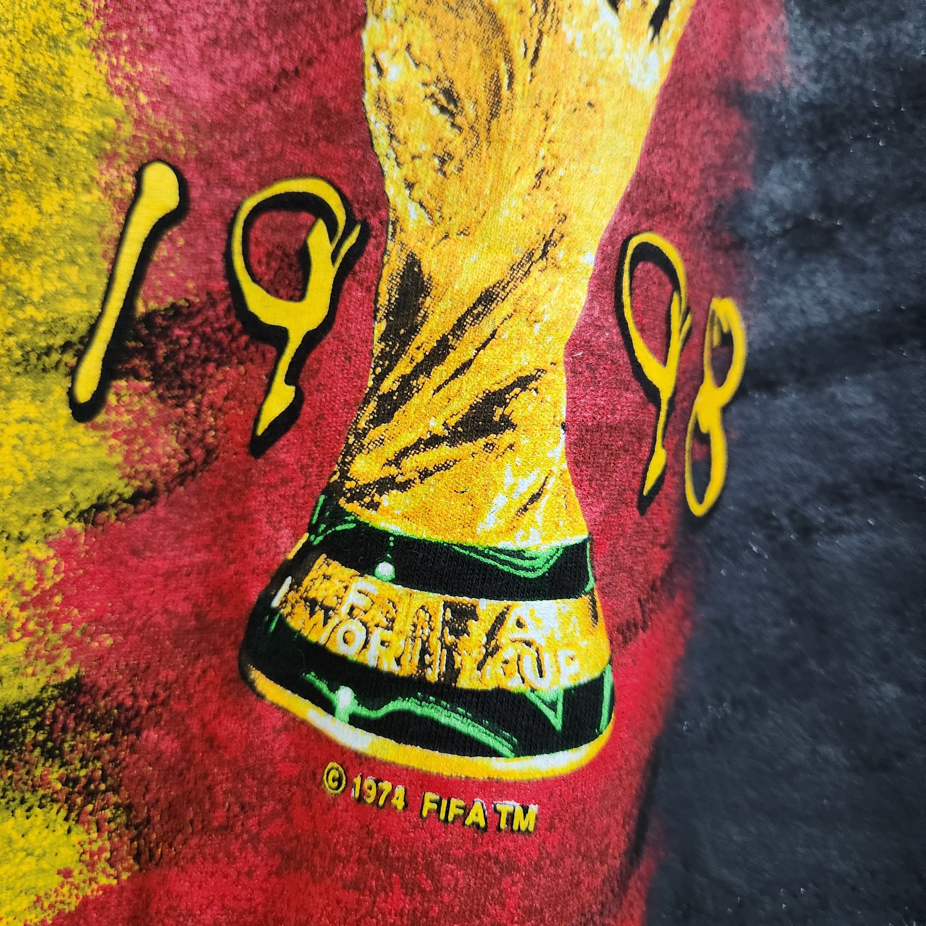 Adidas Vintage FIFA World Cup France 98 Adidas TShirt Size US L / EU 52-54 / 3 - 4 Thumbnail
