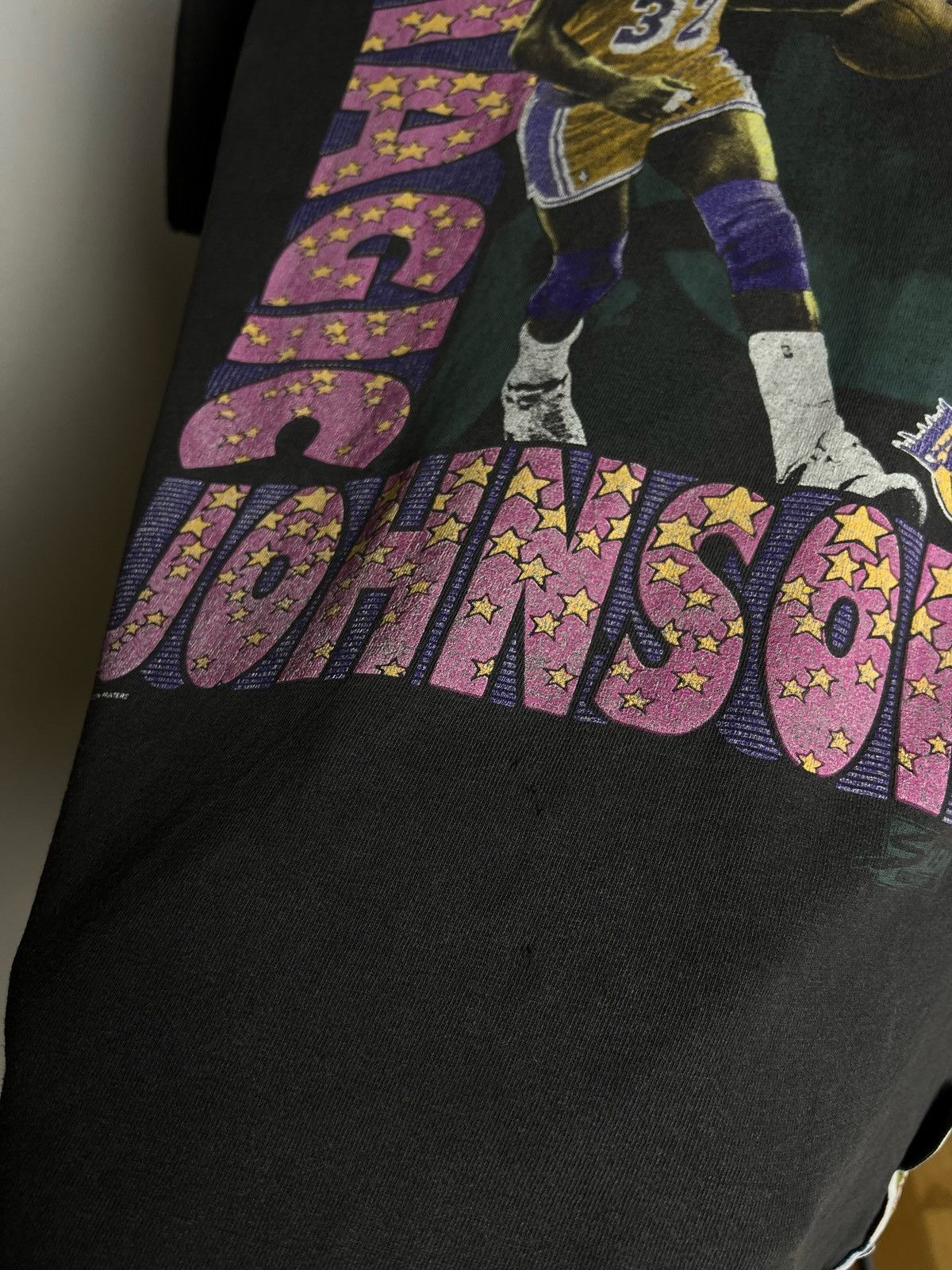 NBA Vintage Magic Johnson Lakers T-Shirt Size US L / EU 52-54 / 3 - 5 Thumbnail