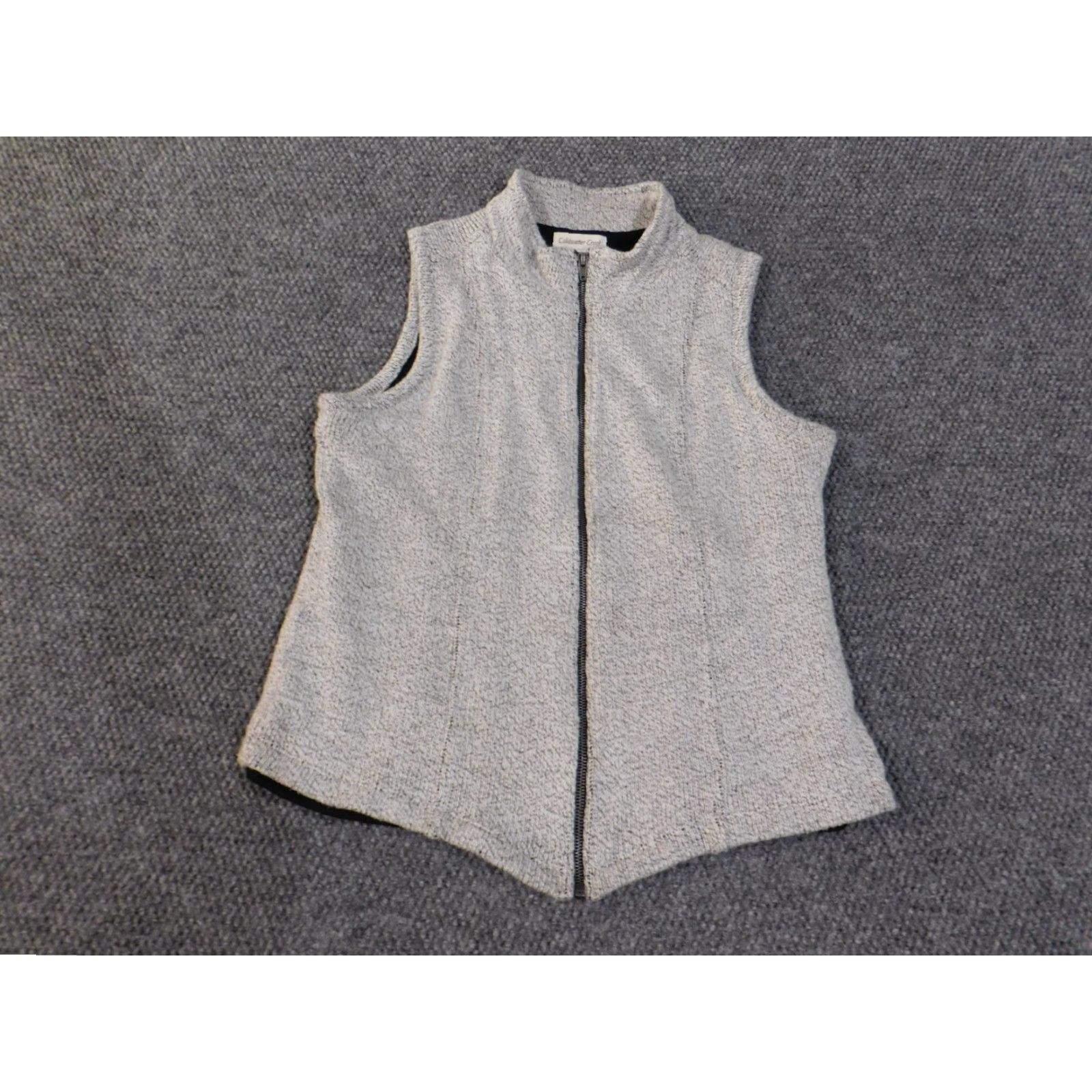 Coldwater Creek coldwater creek vest medium gray lined quilted womens zip cotton acrylic shirt? Size M / US 6-8 / IT 42-44 - 3 Thumbnail