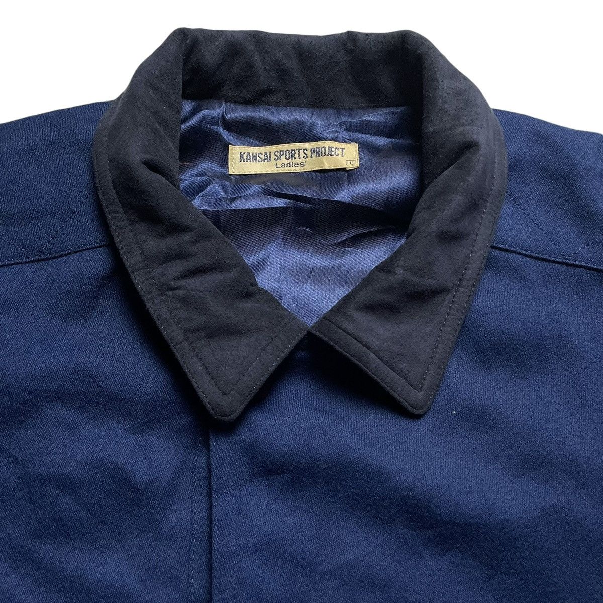 Kansai Yamamoto 🇯🇵 VINTAGE KANSAI SPORTS PROJECT WOOL BOMBER JACKET Size L / US 10 / IT 46 - 5 Thumbnail
