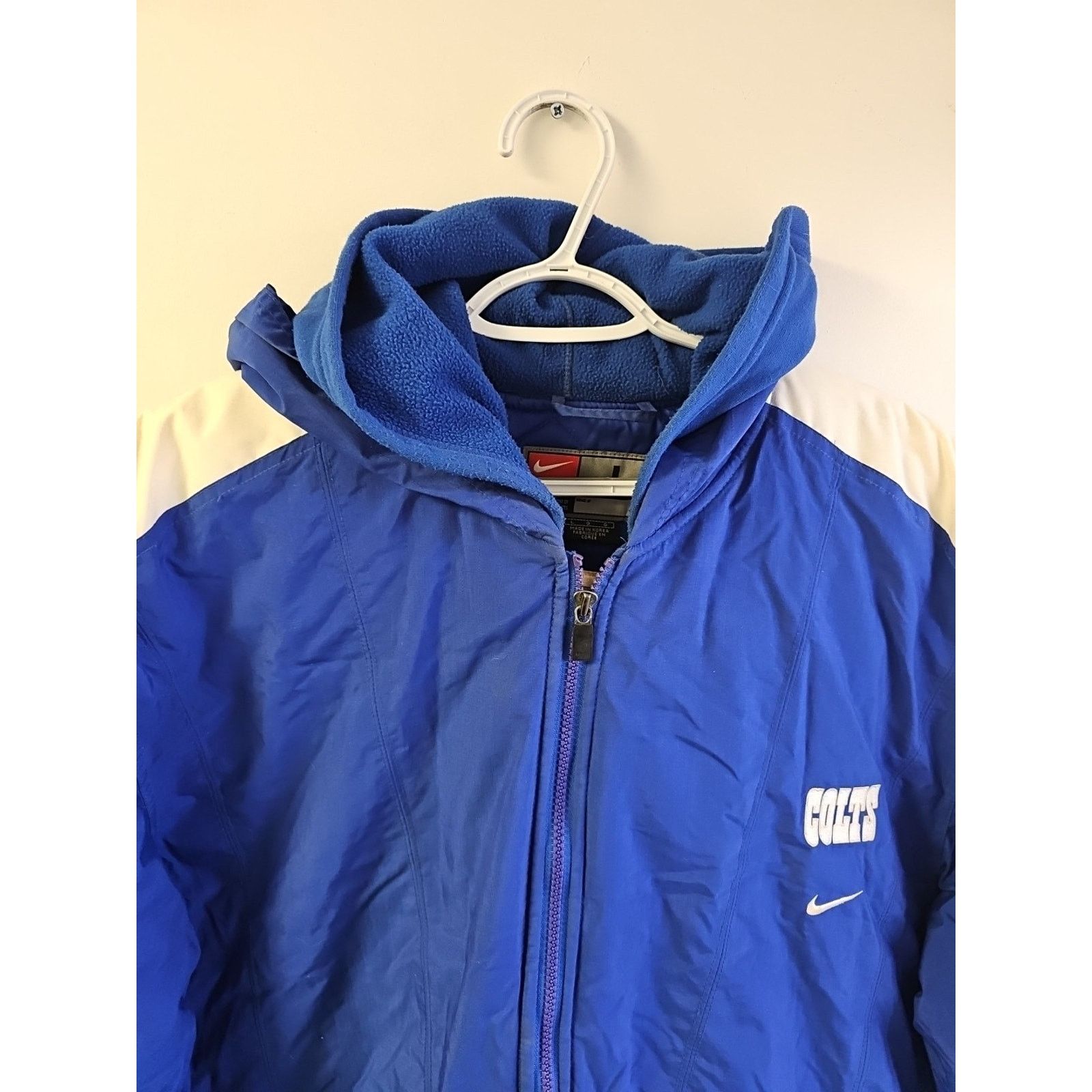 Nike VTG Indianapolis Colts Puffer Jacket Mens L Nike NFL 90s Y2K Size US L / EU 52-54 / 3 - 2 Thumbnail