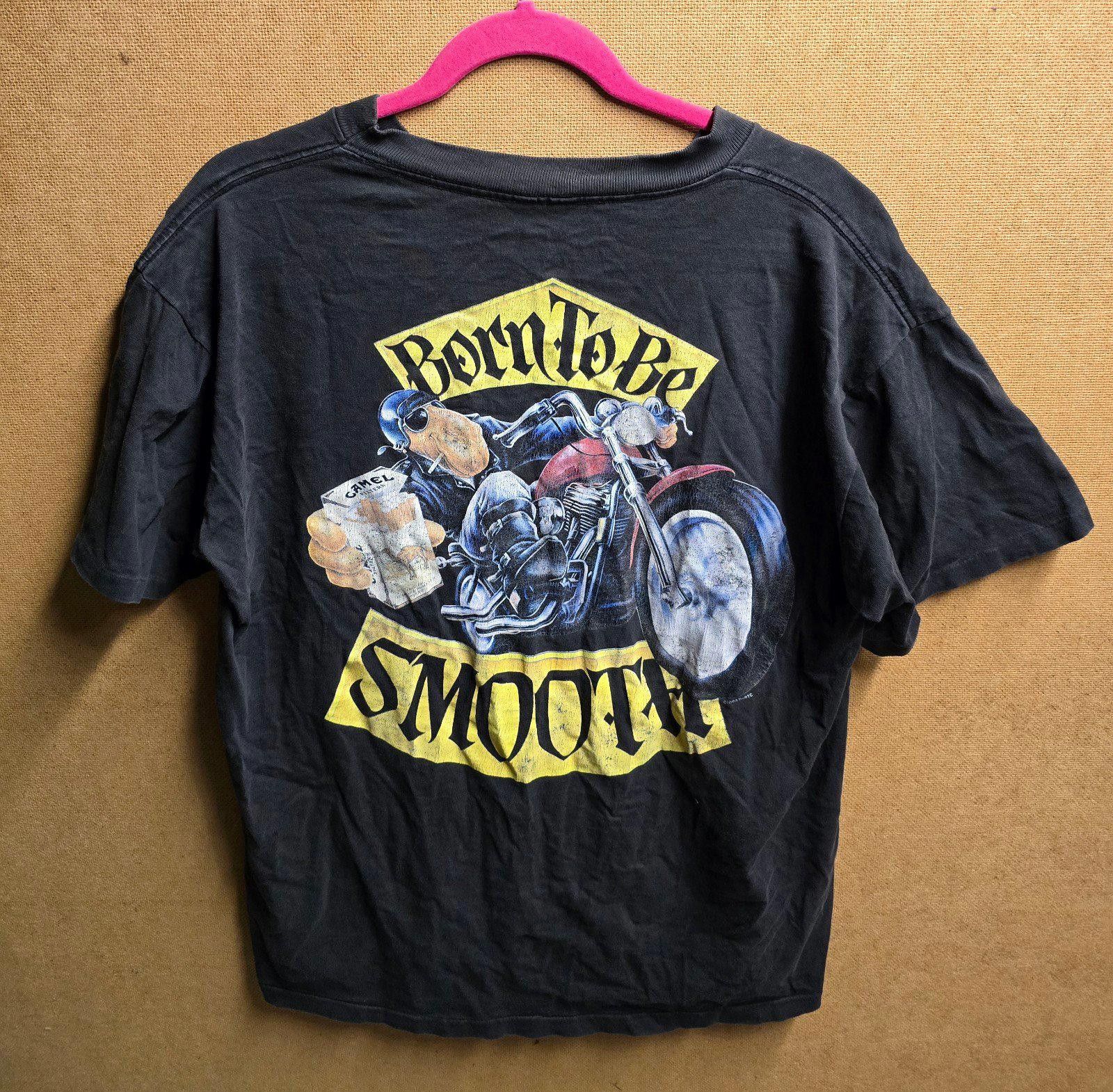 Camel Vtg 91 Camel Cigarettes Born To Be Smooth Single Stitch L Size US L / EU 52-54 / 3 - 1 Thumbnail