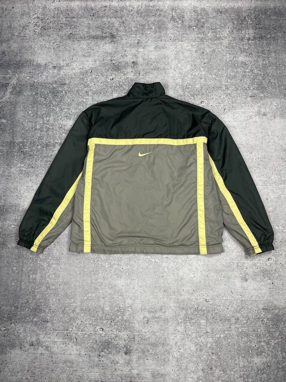 Nike × Vintage Vintage Nike 90’s Y2K Style Drill Nylon Big Back Logo Bomber Size US S / EU 44-46 / 1 - 14 Thumbnail