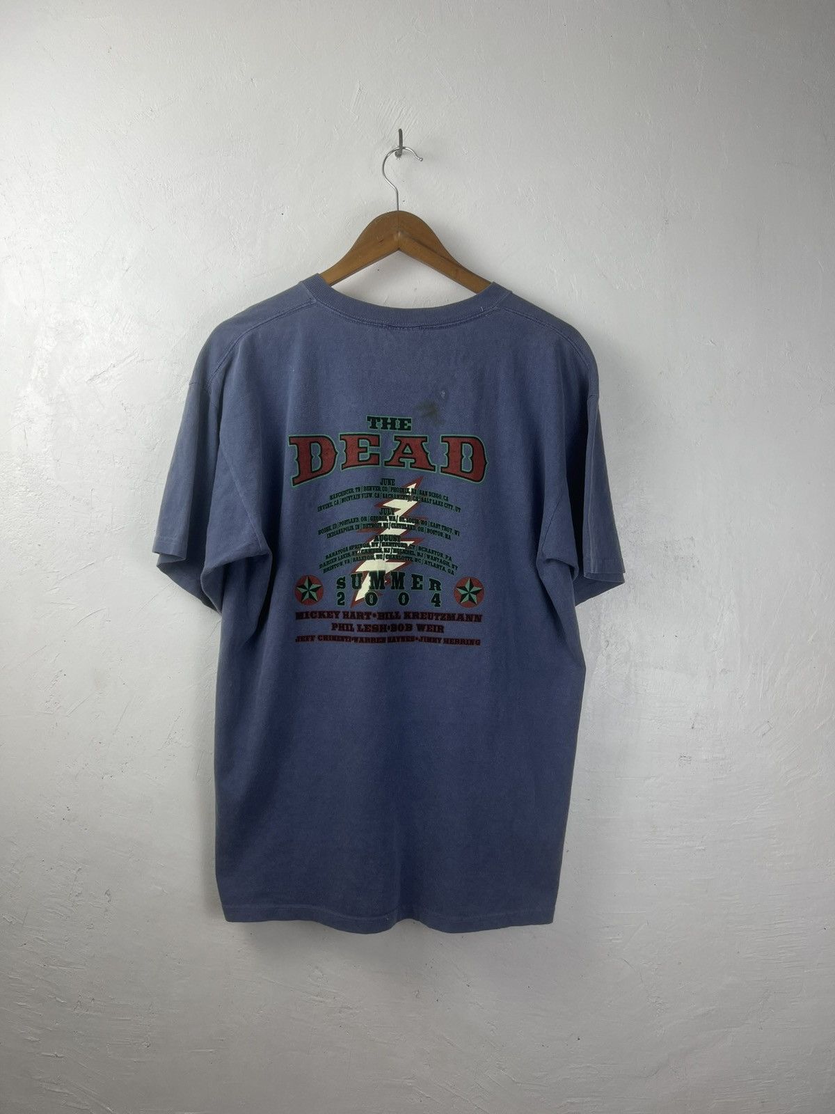 Vintage Vintage Grateful Dead Summer 2004 Tour T-Shirt Size US M / EU 48-50 / 2 - 4 Thumbnail