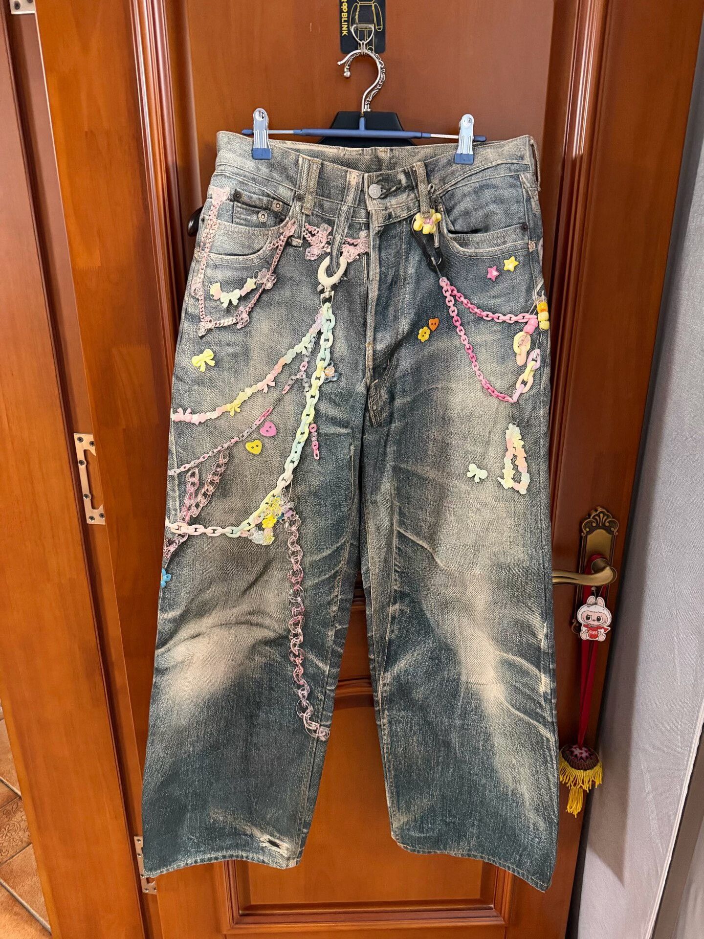 Acne Studios acne studios printed denim pants Size 25" / US 0 / IT 36 - 1 Thumbnail