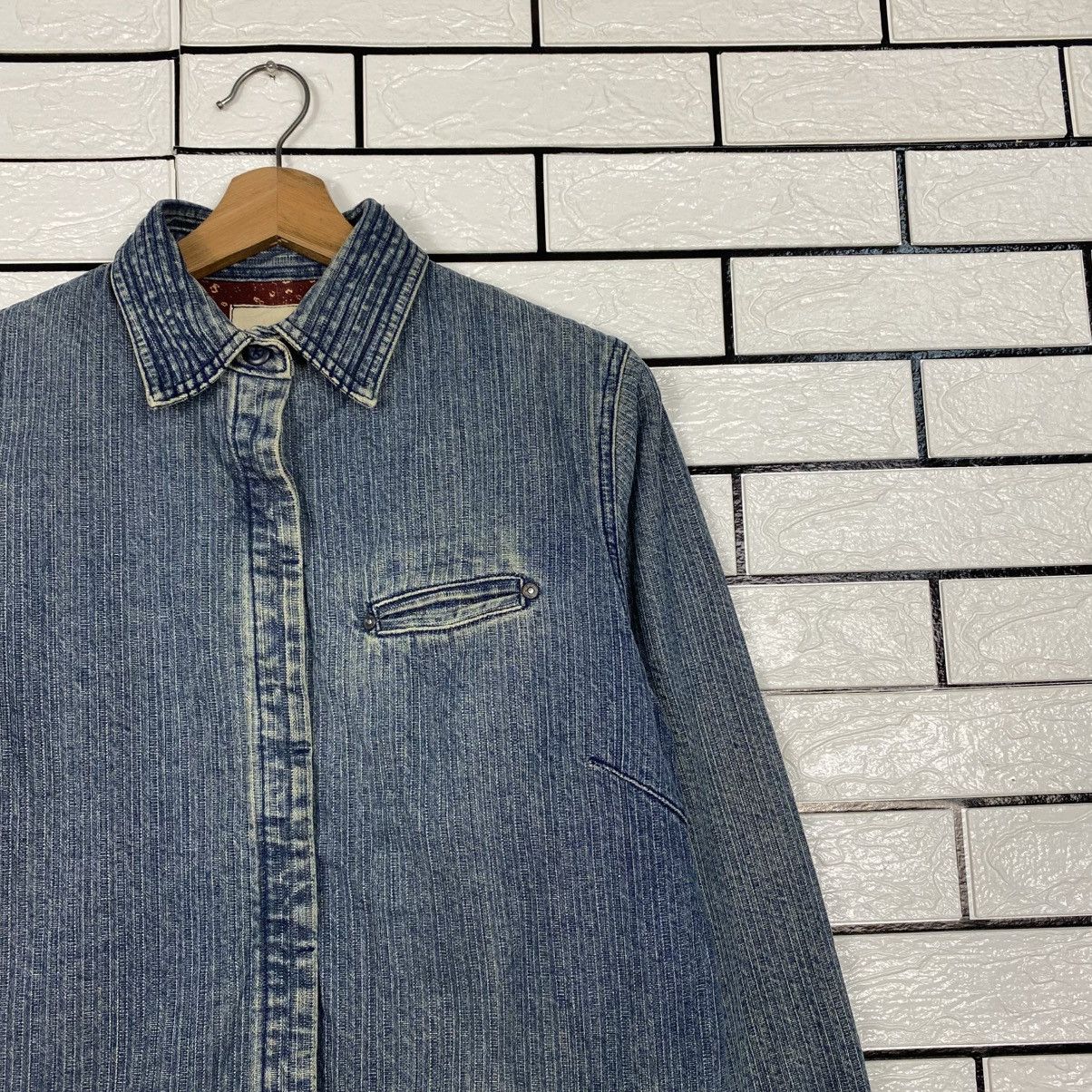 Japanese Brand 📌Vintage Denim Blanket Jacket Full Print Issey Miyake Size US M / EU 48-50 / 2 - 7 Thumbnail