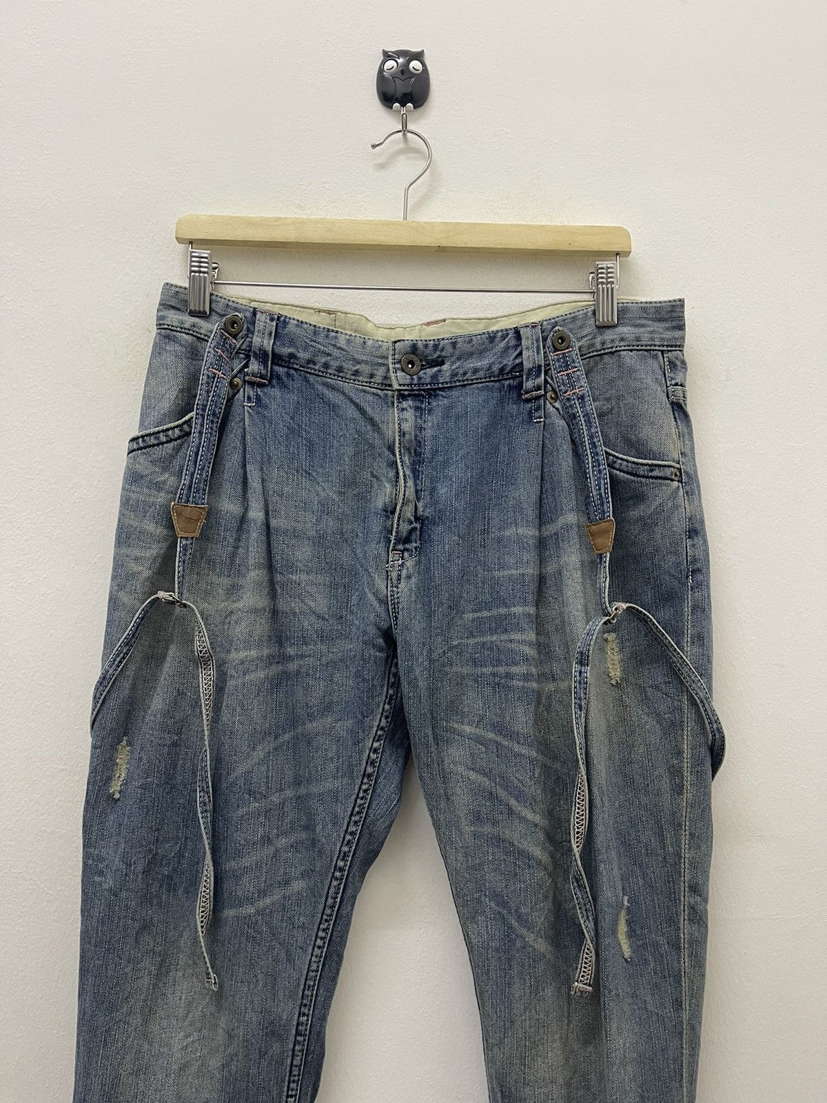 Beams Plus Rare Vintage RAY BEAMS with Suspenders Style Size US 31 - 8 Thumbnail