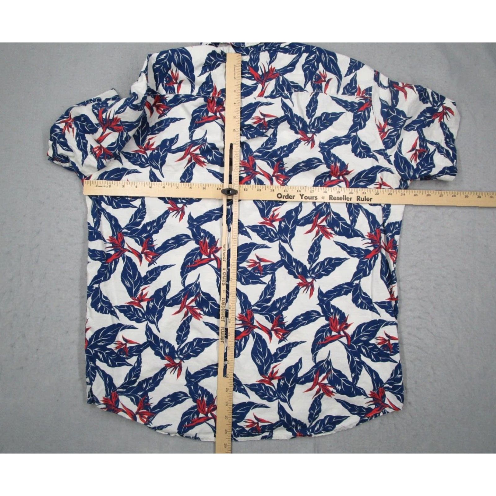 Ralph Lauren Ralph Lauren Denim Supply Shirt Mens XL Blue Button Up Hawaiian Tiki Size US XL / EU 56 / 4 - 4 Thumbnail