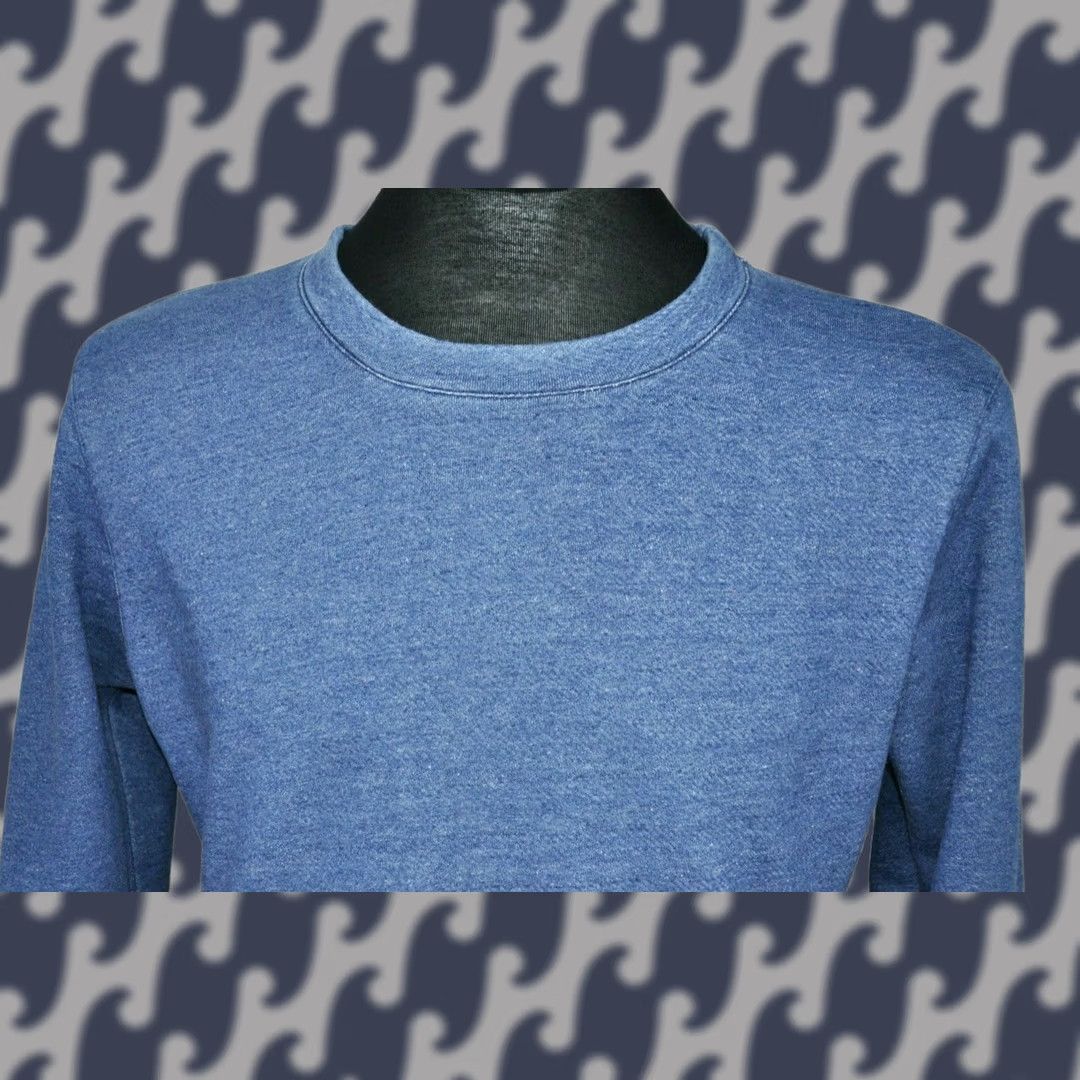 A.P.C. A.P.C Blue Long Sleeve Pullover Sweatshirt Classic Crewneck S Mens Size US S / EU 44-46 / 1 - 1 Thumbnail