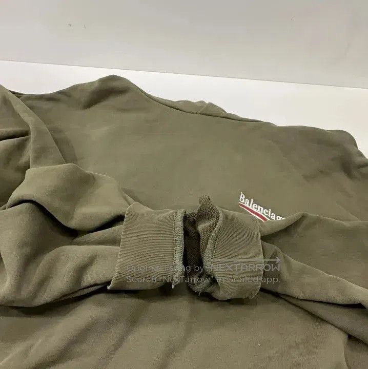 Other Balenciaga Political Campaign Hoodie in Military Green. Size US M / EU 48-50 / 2 - 4 Thumbnail