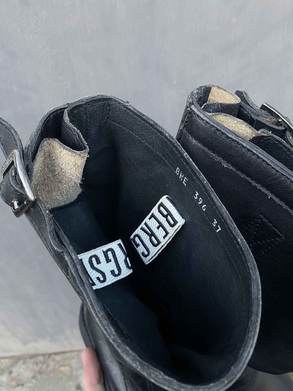 Dirk Bikkembergs × Vintage Bikkembergs Vintage High Leather Boots 37 made italy Size US 7 / IT 37 - 11 Thumbnail