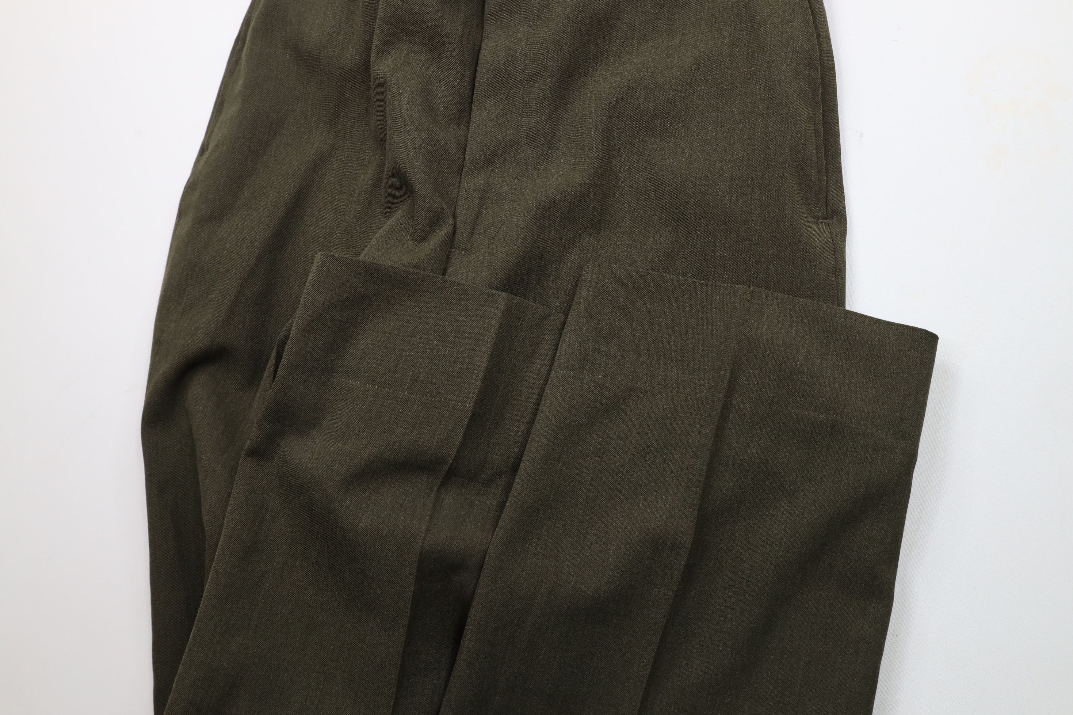 Vintage Vintage 90s Military Corps Wide Leg Trousers Pants USA Size US 30 / EU 46 - 5 Thumbnail