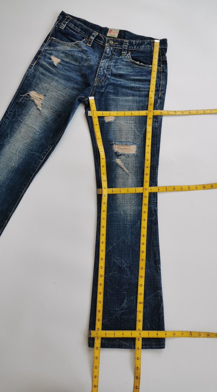 Japanese Brand Ozz First Pinball Japan Bootcut Denim Jeans Size US 32 / EU 48 - 10 Thumbnail