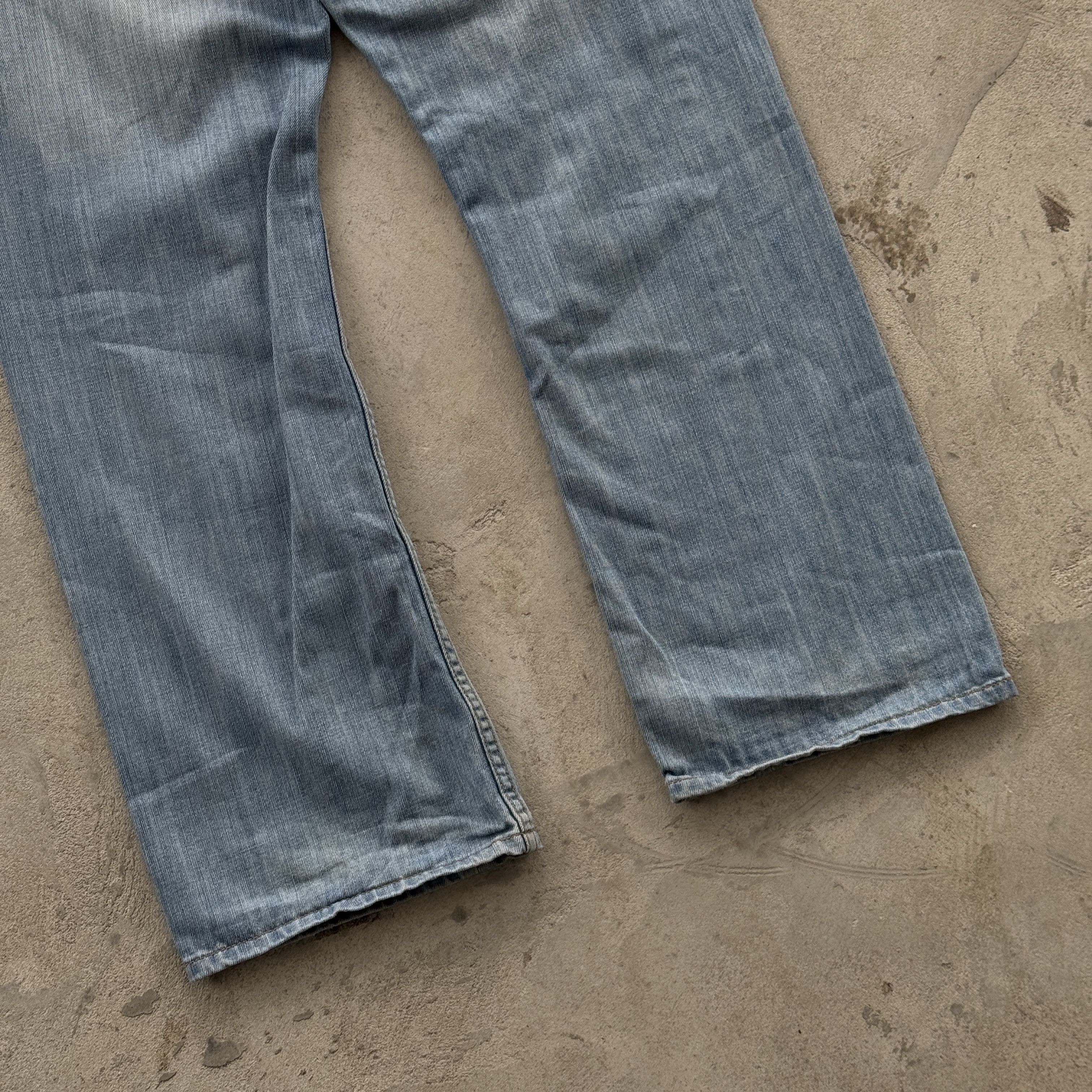 FCUK Vintage FCUK French Connection Cinch Back Denim Jeans 38x32 Size US 38 / EU 54 - 6 Thumbnail
