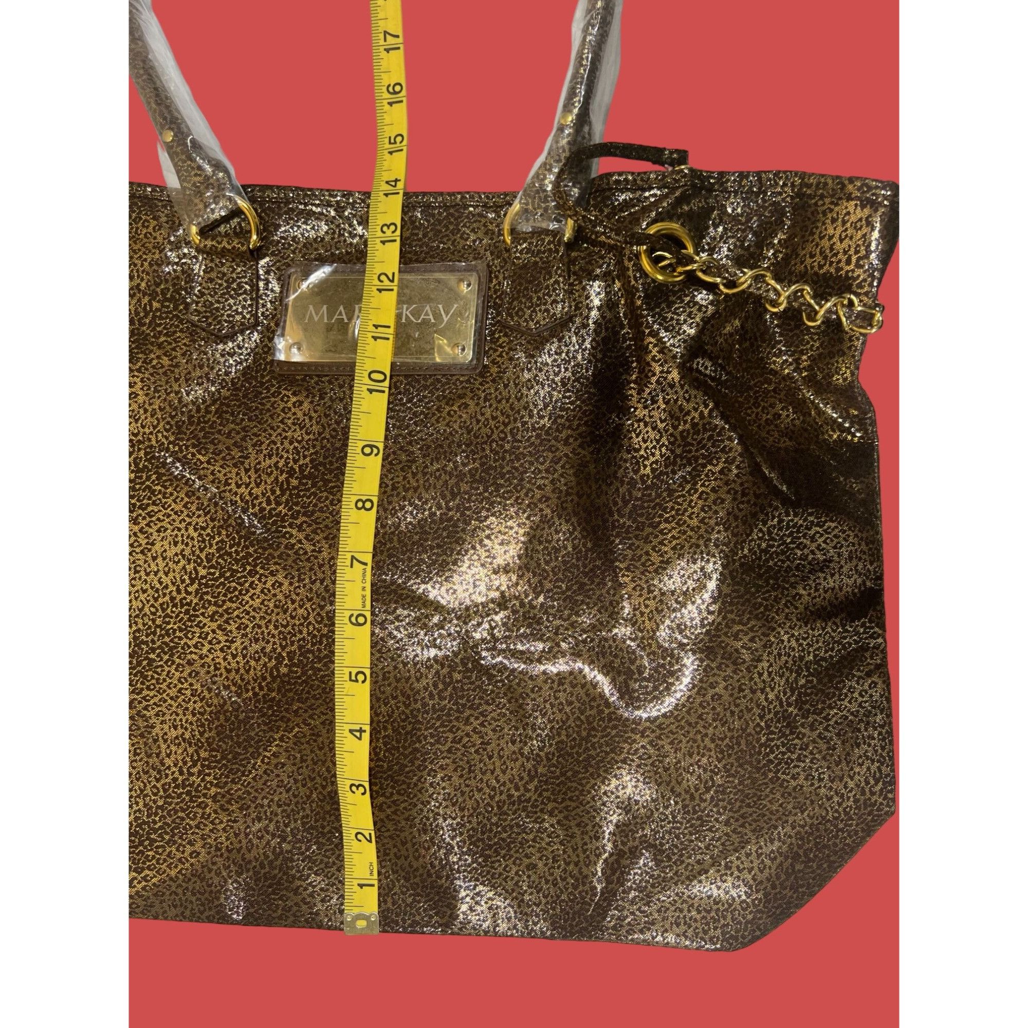 Other Mary Kay - Large Women's Gold Lame Shoulder / Handbag w / Go Size ONE SIZE - 3 Thumbnail