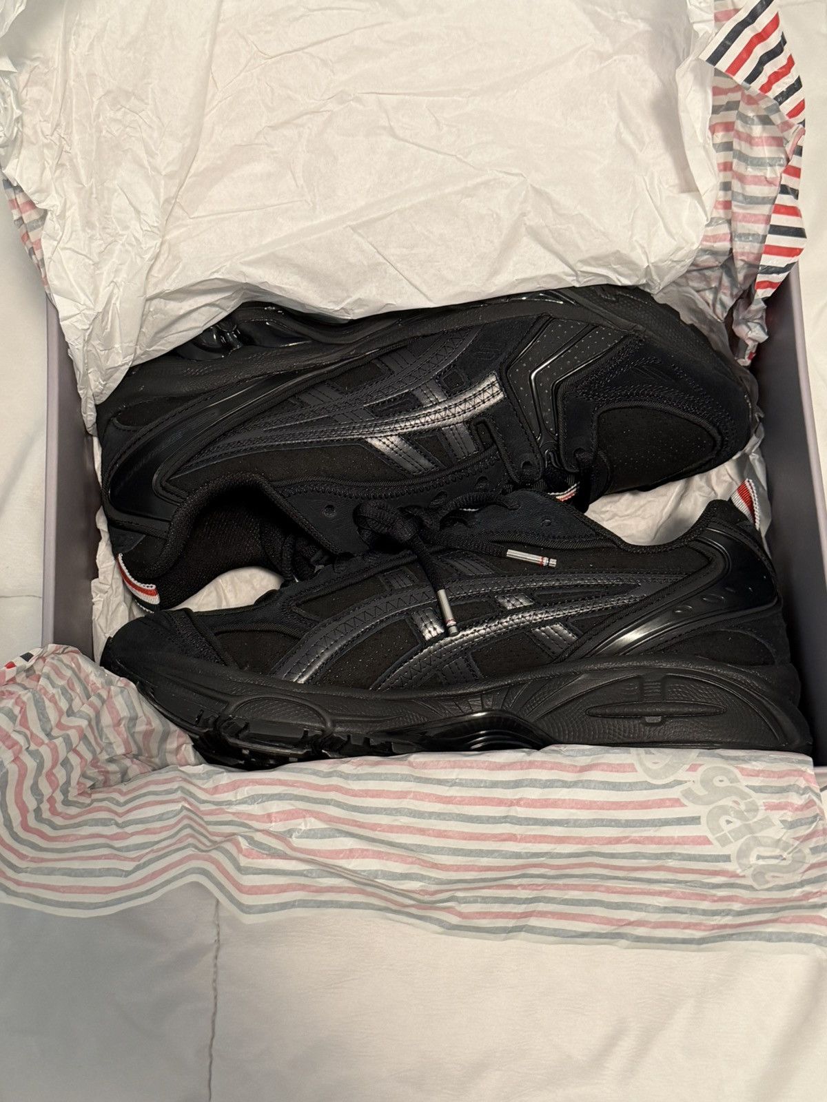 Asics Thom Browne x ASICS Gel-Kayano 14 Sneakers Black Size 8.5 Size US 8.5 / EU 41-42 - 3 Thumbnail