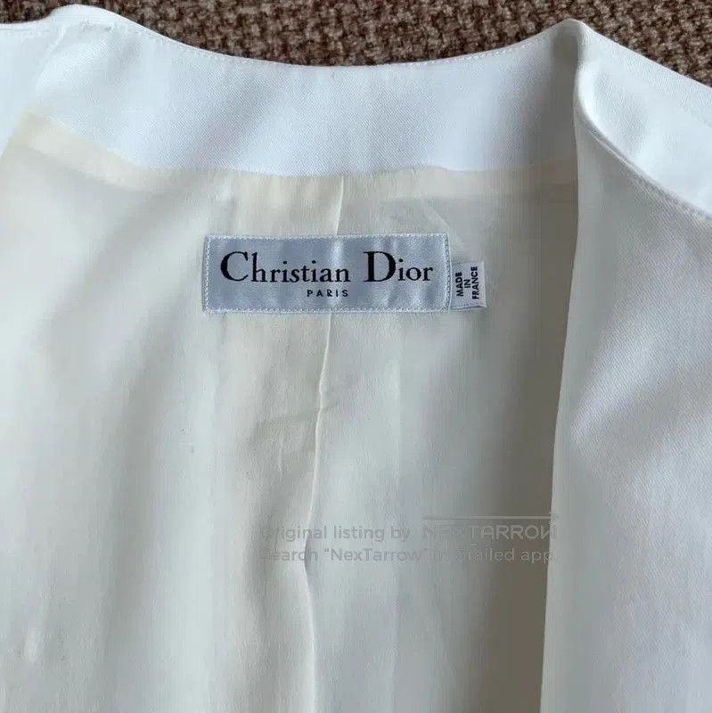 Dior Dior White Cotton Women's T. Size S / US 4 / IT 40 - 3 Thumbnail