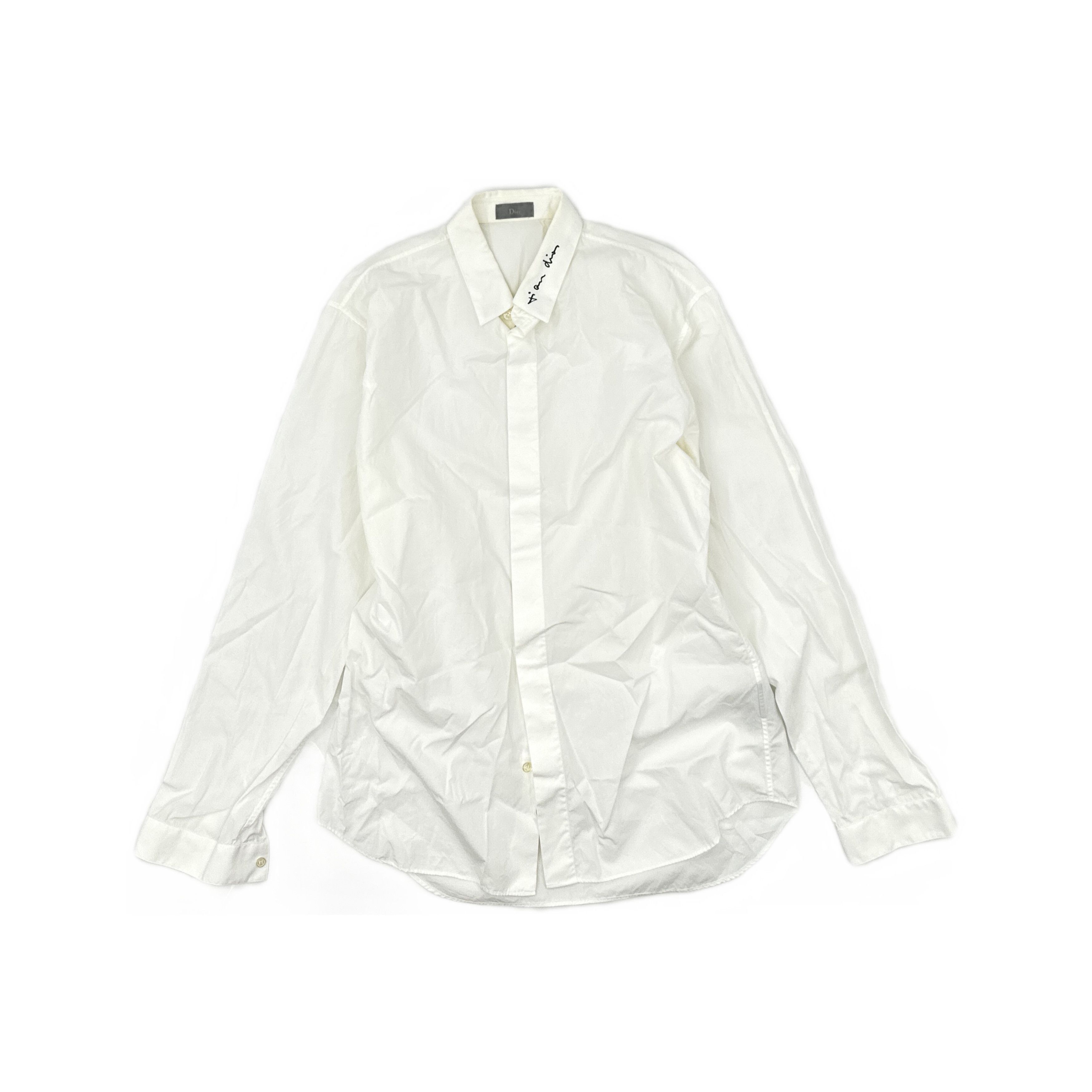 Dior Dior Logo Embroidered Shirt Size L Size US L / EU 52-54 / 3 - 1 Thumbnail