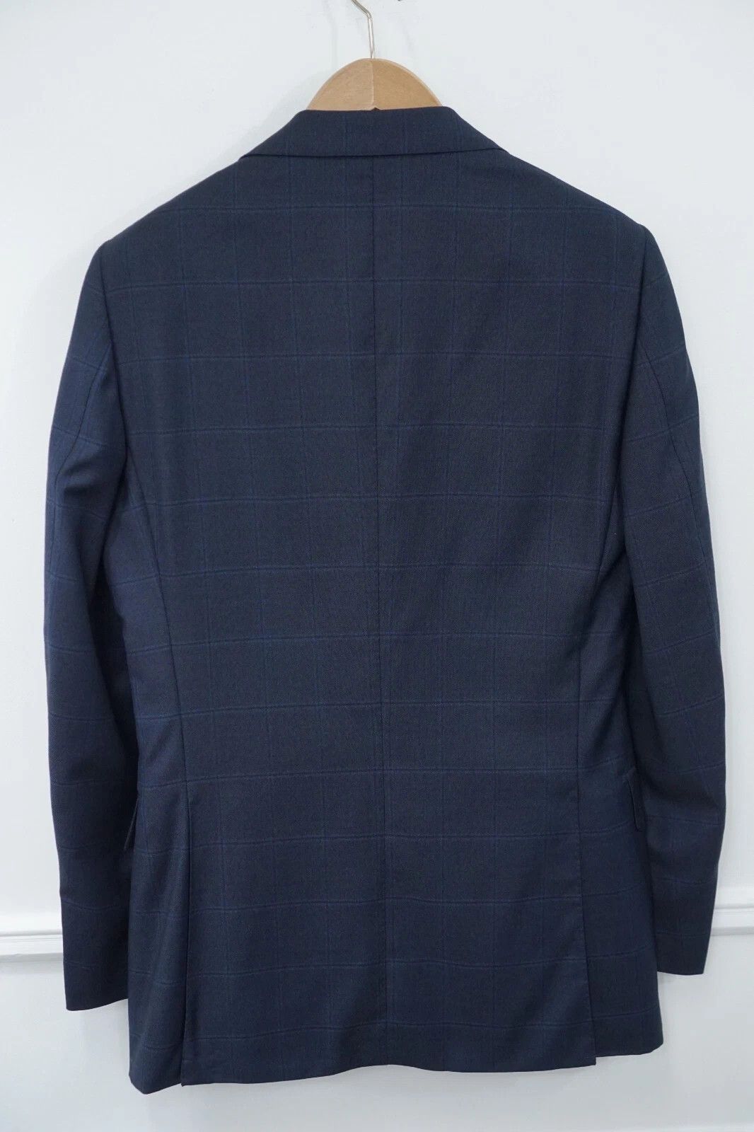 Suitsupply Men Suitsupply Blazer Lazio Pure Wool S110 Navy Blue US38L Size 38L - 2 Thumbnail