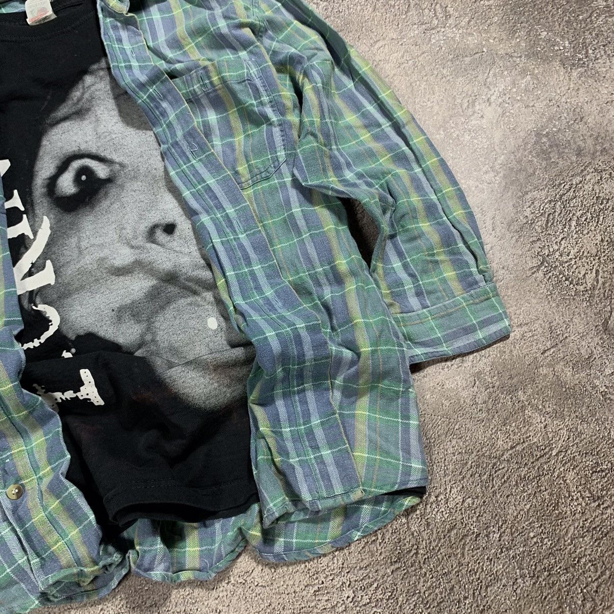 Vintage Vintage 90s Plaid Shirt Graphic Streetwear Grunge Y2K Boxy M Size US M / EU 48-50 / 2 - 4 Thumbnail