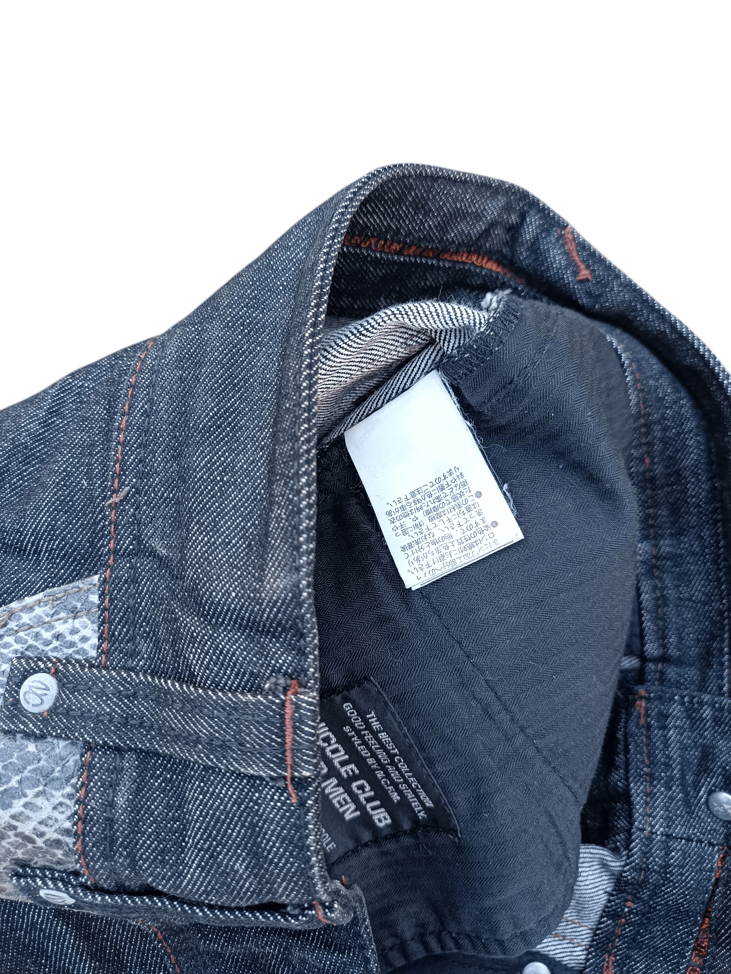 Nicole Club Nicole Club For Men Flare Boot Cut Snake Skin Pocket Denim Size US 32 / EU 48 - 12 Thumbnail