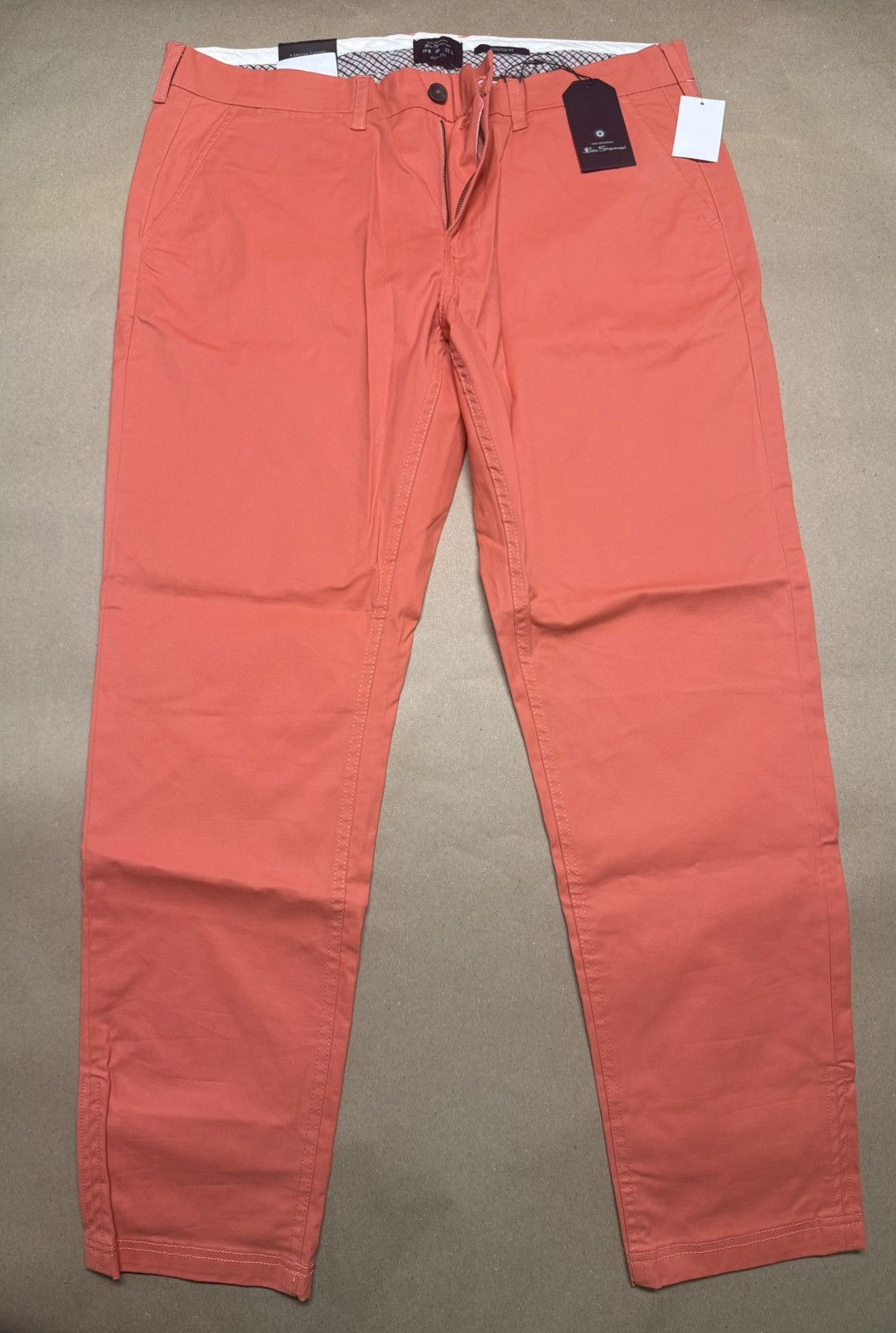 Ben Sherman Ben Sherman Pants Salmon size 38x32 Slim Fit Stretch Fit NEW Size US 38 / EU 54 - 1 Thumbnail