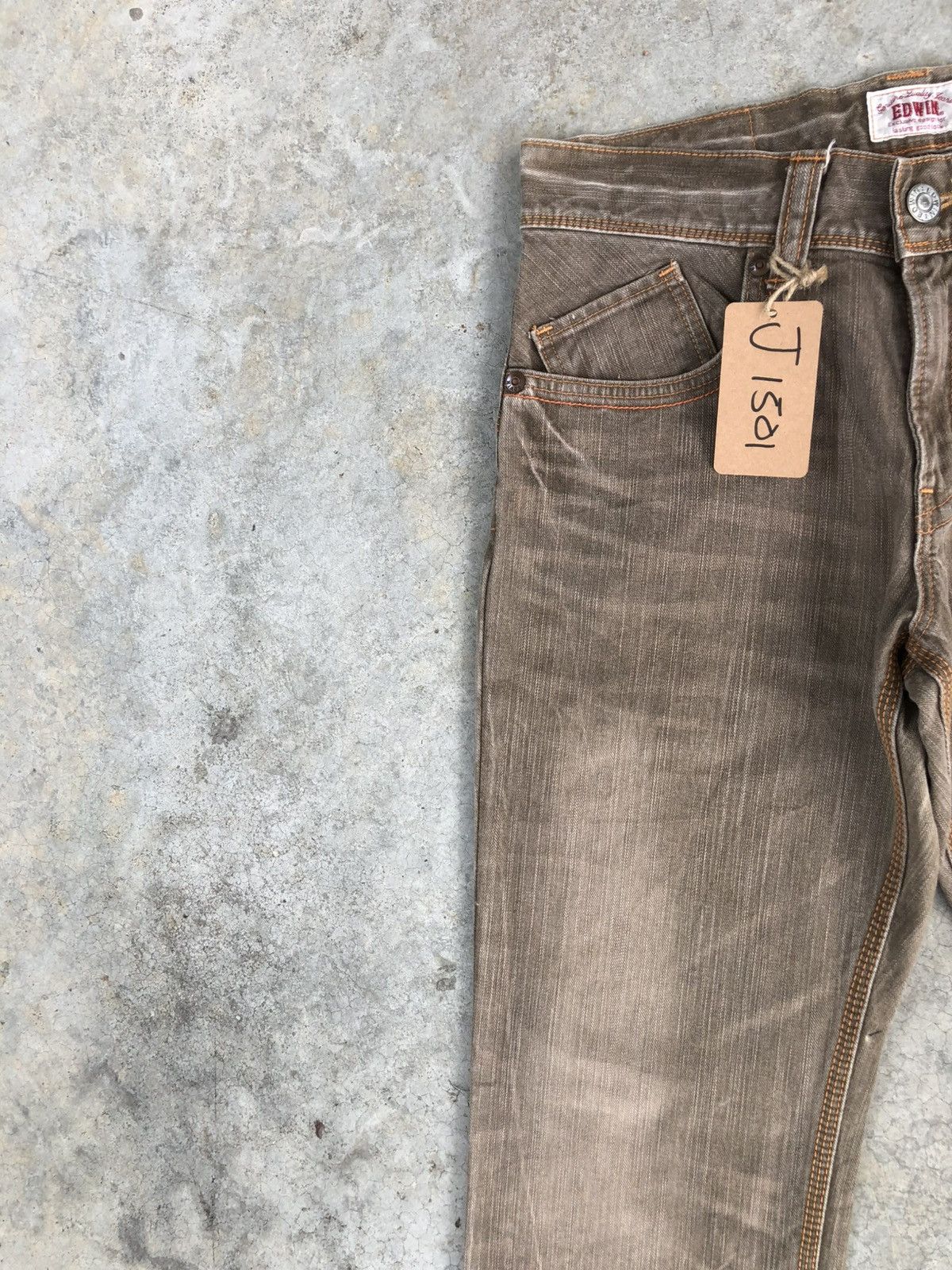 If Six Was Nine Japanese Edwin Exclusive Flared Jeans Bootcut Distressed Size US 31 - 4 Thumbnail