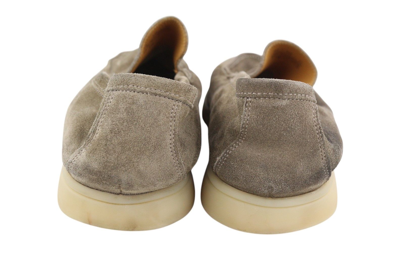 Suitsupply EU44 Grey Suede Leather Almond Toe Slip On Shoes 83570 Size US 11 / EU 44 - 7 Thumbnail