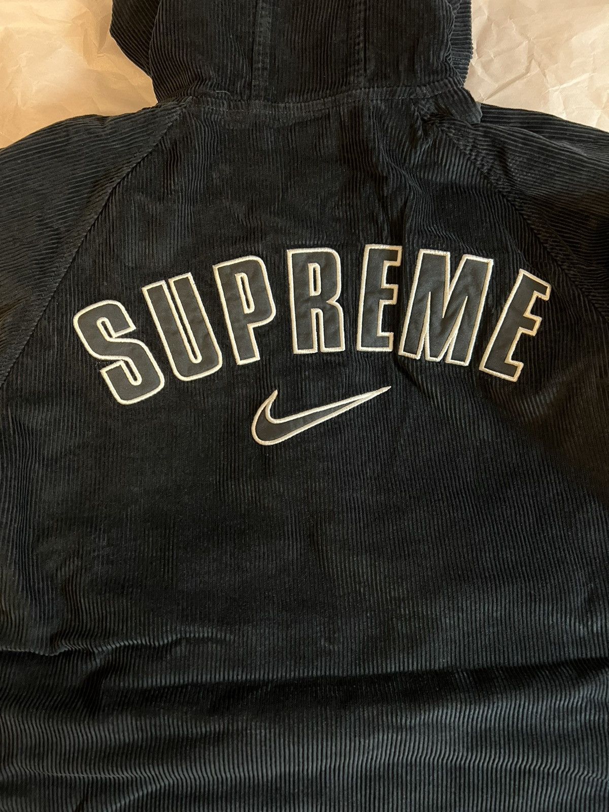 Nike × Supreme Supreme X Nike Arc corduroy hooded jacket Size US S / EU 44-46 / 1 - 2 Thumbnail