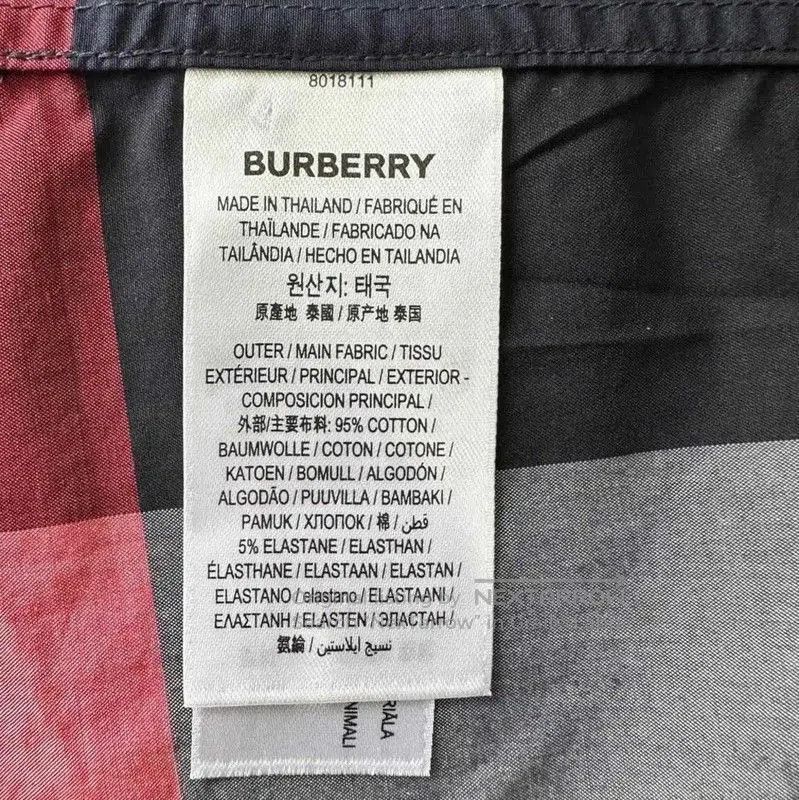 Burberry Burberry Men's Cotton Checkered Long Sleeve Shirt. Size US S / EU 44-46 / 1 - 5 Thumbnail