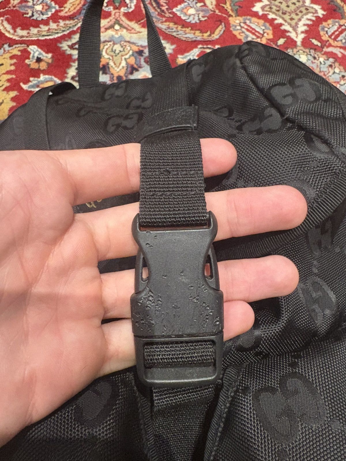 Gucci Gucci Black Nylon Backpack Size ONE SIZE - 6 Thumbnail