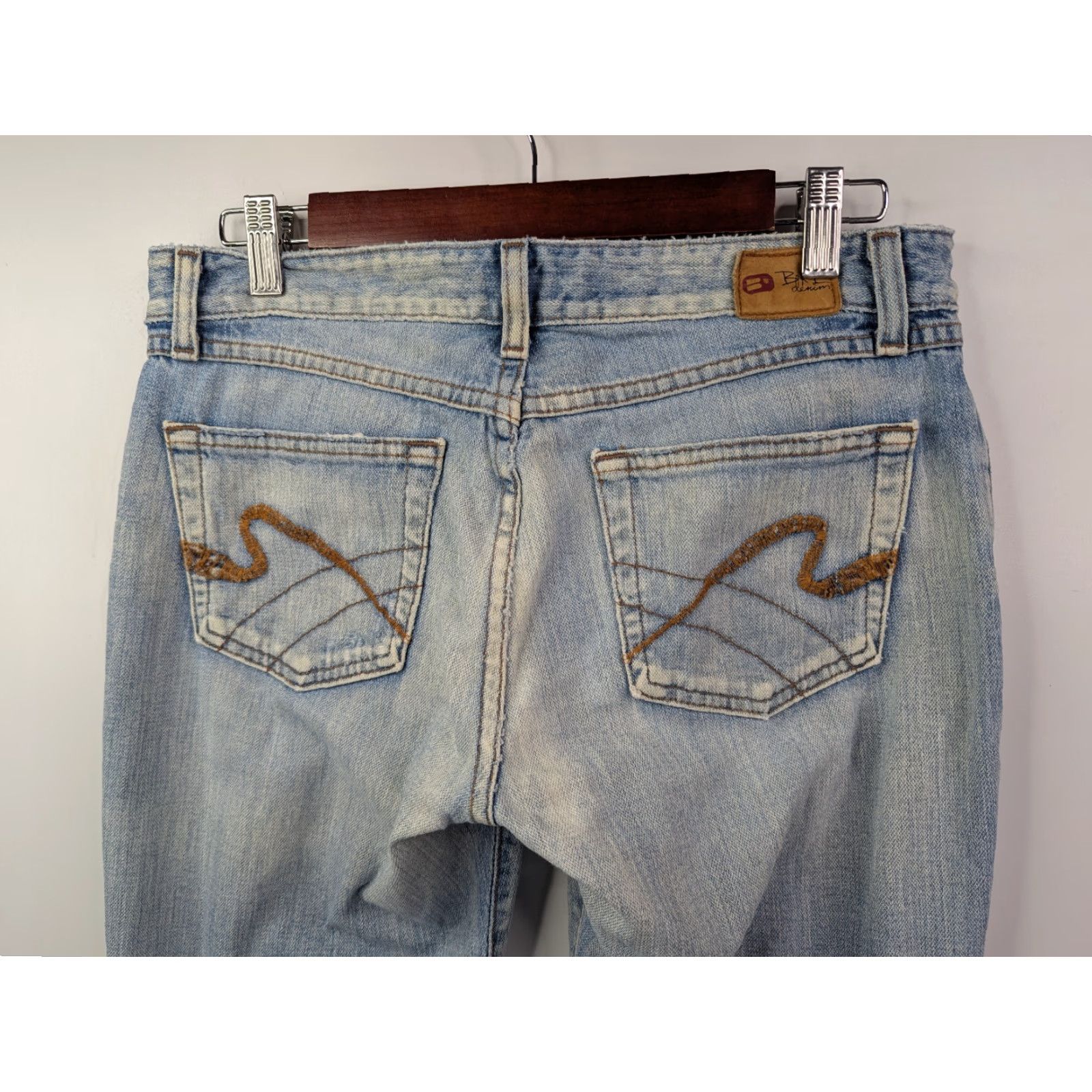 Vintage BKE Buckle STAN Womens Jeans - Denim, Size 30x33.5, Regular, Bootcut, Distressed Blue, Medium Wash, 67 Buckle Buckle, Pants, Jeans, Women Size 24" / US 00 / IT 34 - 7 Thumbnail