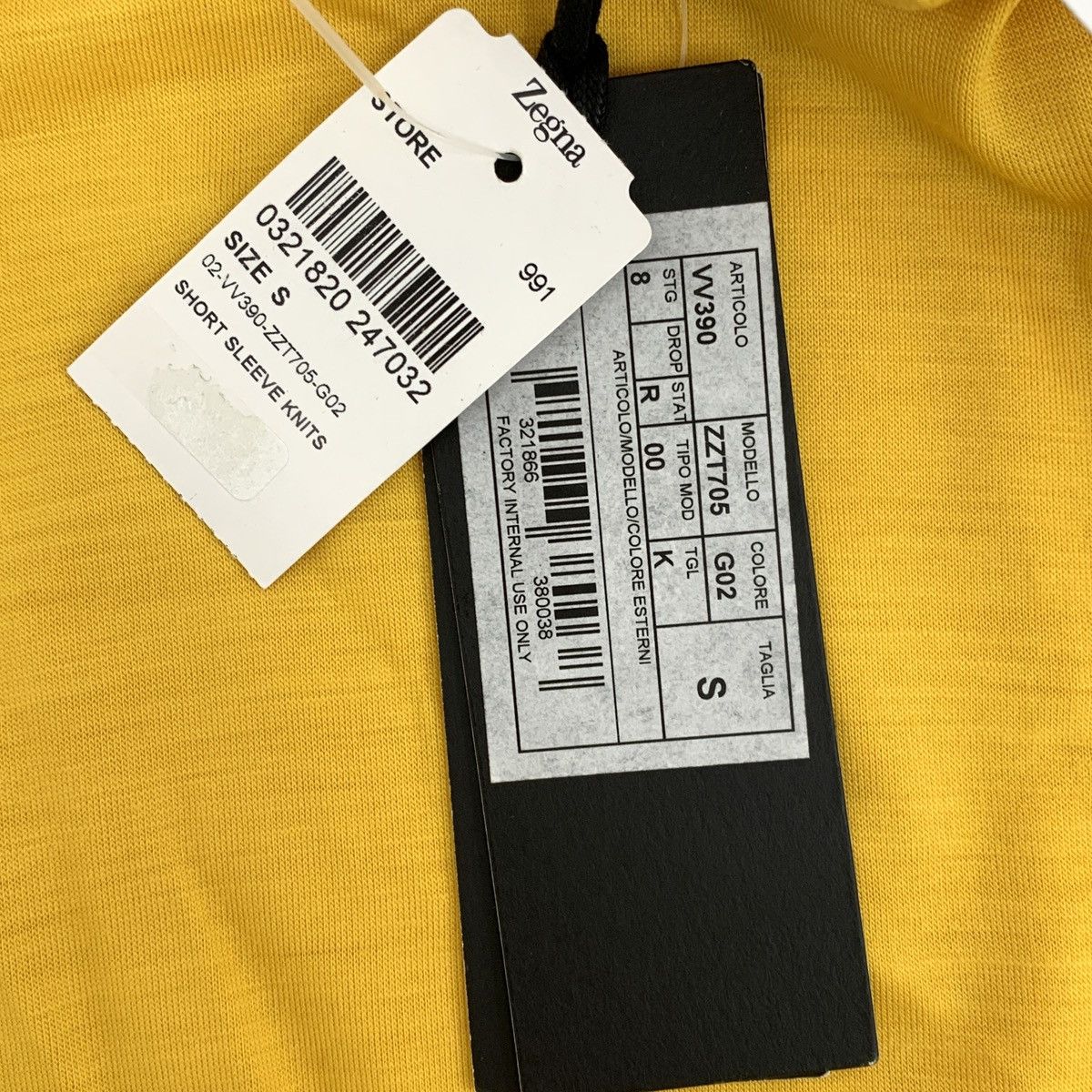 Z Zegna Zegna Yellow Label Wool Crew Neck Short Sleeve T-Shirt K26WX Size US S / EU 44-46 / 1 - 9 Thumbnail