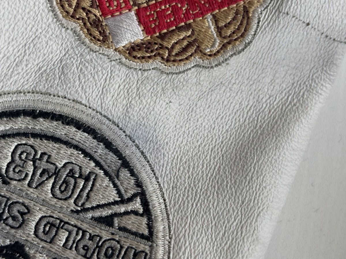 MLB × New York Yankees × Vintage VINTAGE NEW YORK YANKEES WORLD SERIES WOOL/LEATHER JACKET Size US M / EU 48-50 / 2 - 9 Thumbnail