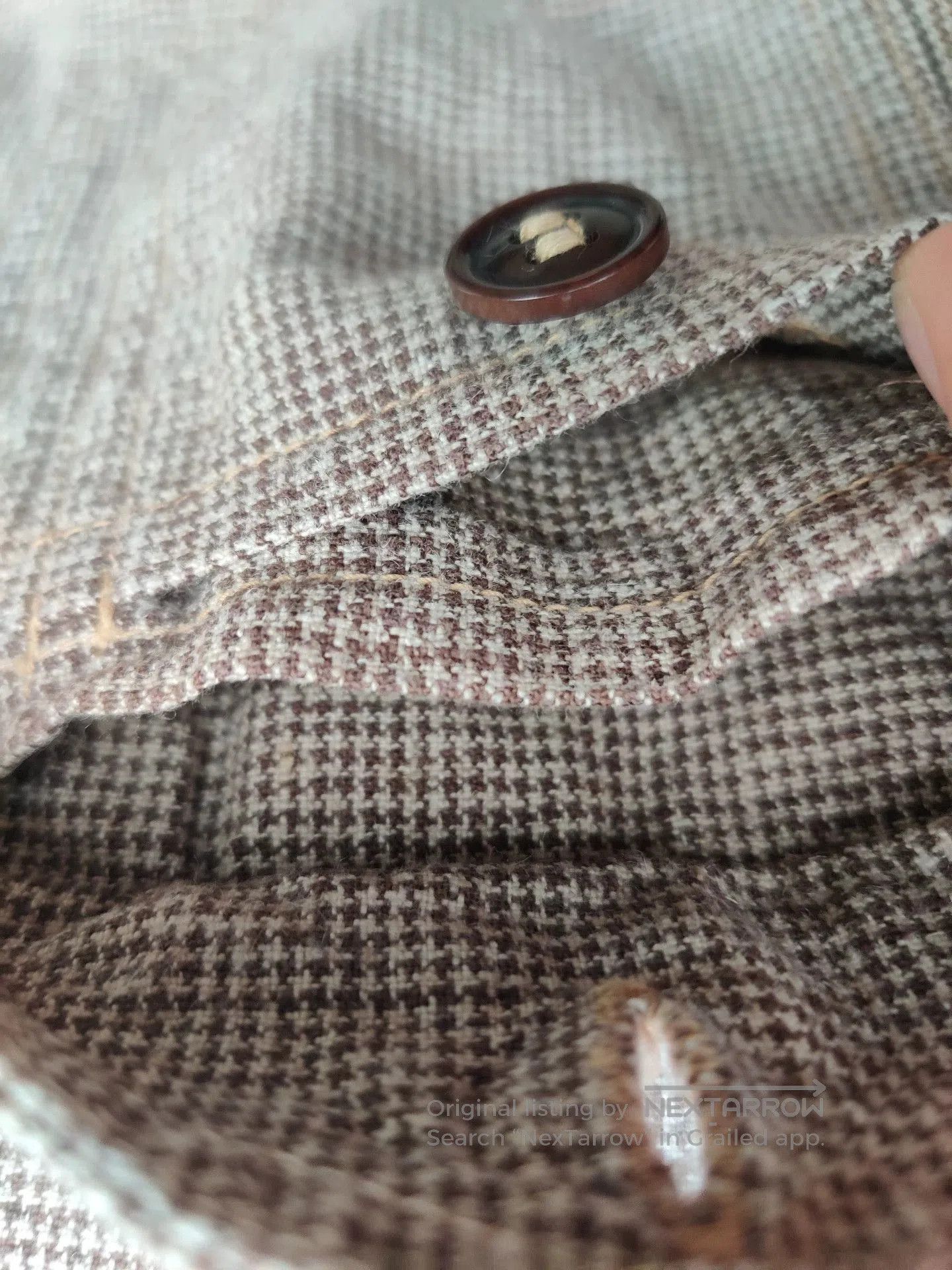 Freewheelers Stylish Checked Shirt with Zipper Detail. Size US M / EU 48-50 / 2 - 8 Thumbnail
