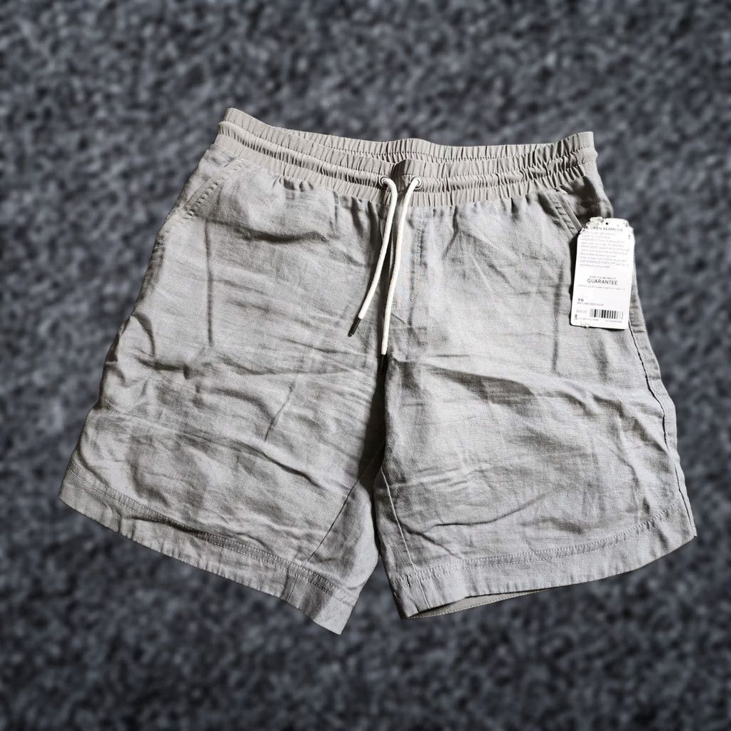 Athleta Athleta Womens 10 Gray Shorts 100% Linen NWT Regular Activewear Shorts Womens 10 Gray Linen Athletic Shorts Size 32" / US 10 / IT 46 - 1 Thumbnail